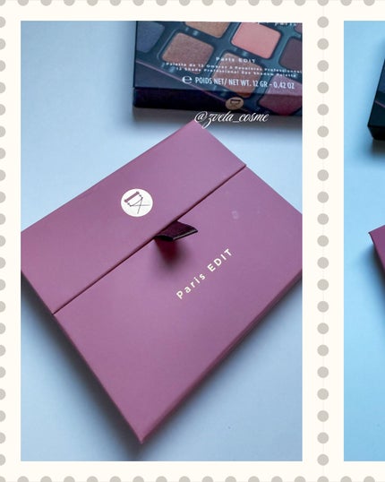 Paris EDIT Eye Shadow Palette/VISEART/アイシャドウパレットを使ったクチコミ(3枚目)