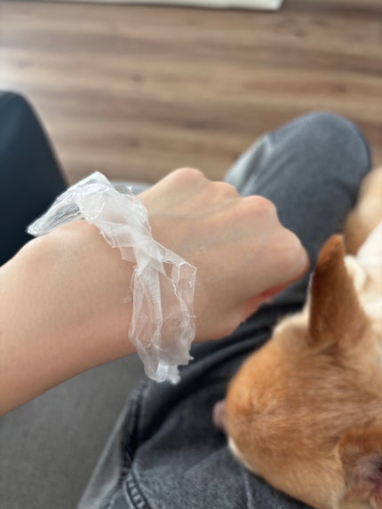 ももぷり フレッシュピールオフパック/ももぷり/ピーリングを使ったクチコミ(4枚目)