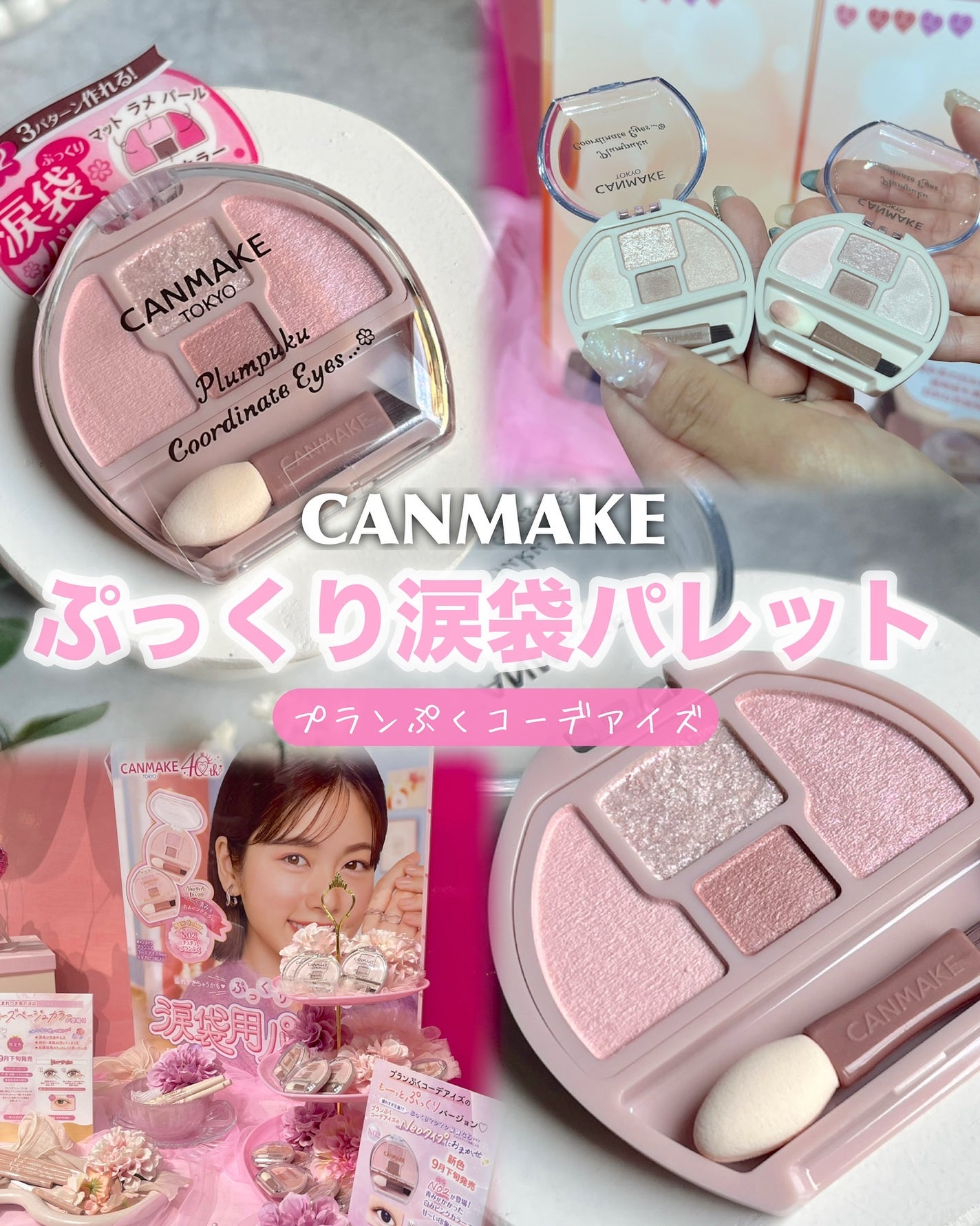 プランぷくコーデアイズ/キャンメイク/パウダーアイシャドウを使ったクチコミ(1枚目)