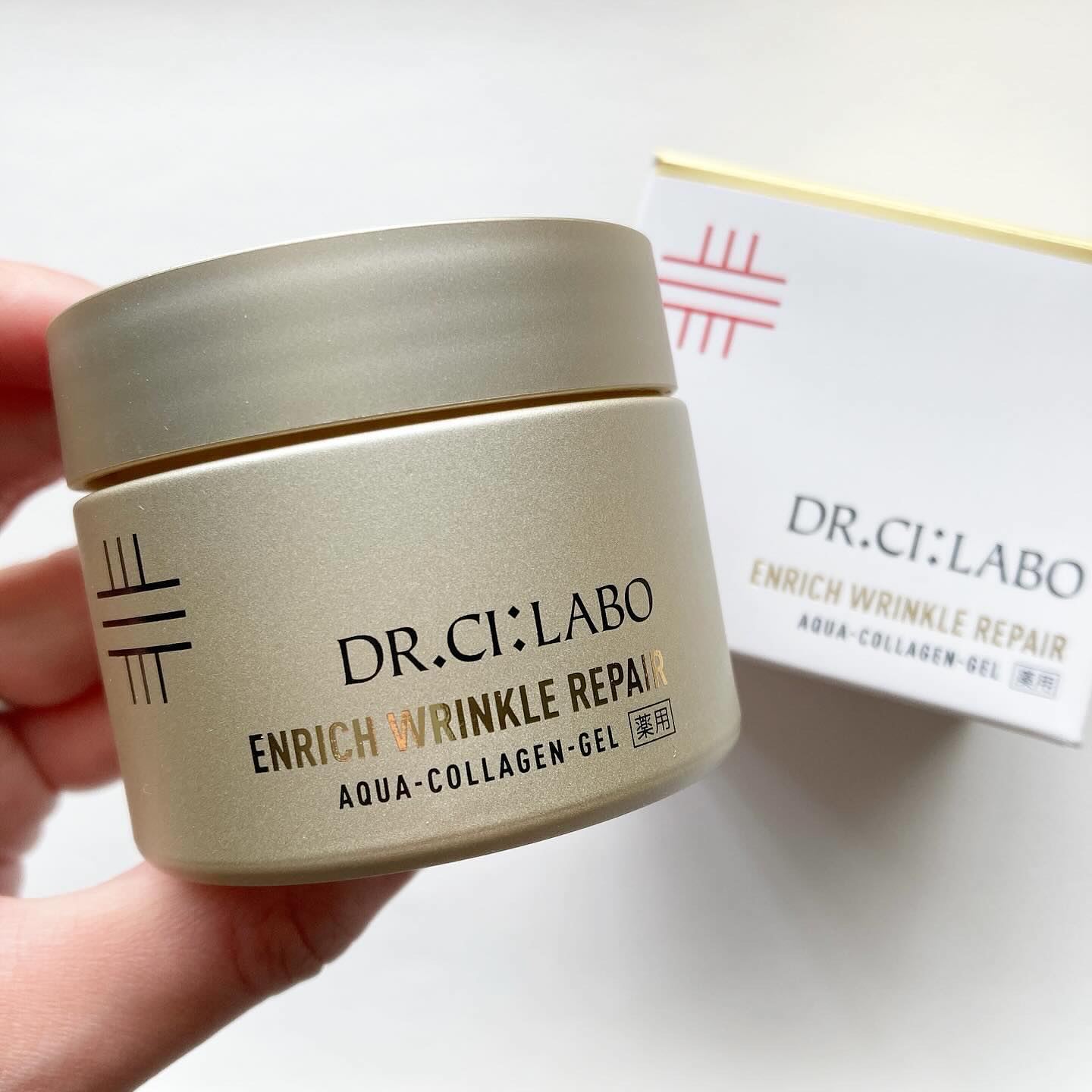 薬用アクアコラーゲンゲル エンリッチリンクルリペア/ドクターシーラボⓇ/フェイスクリームを使ったクチコミ（1枚目）