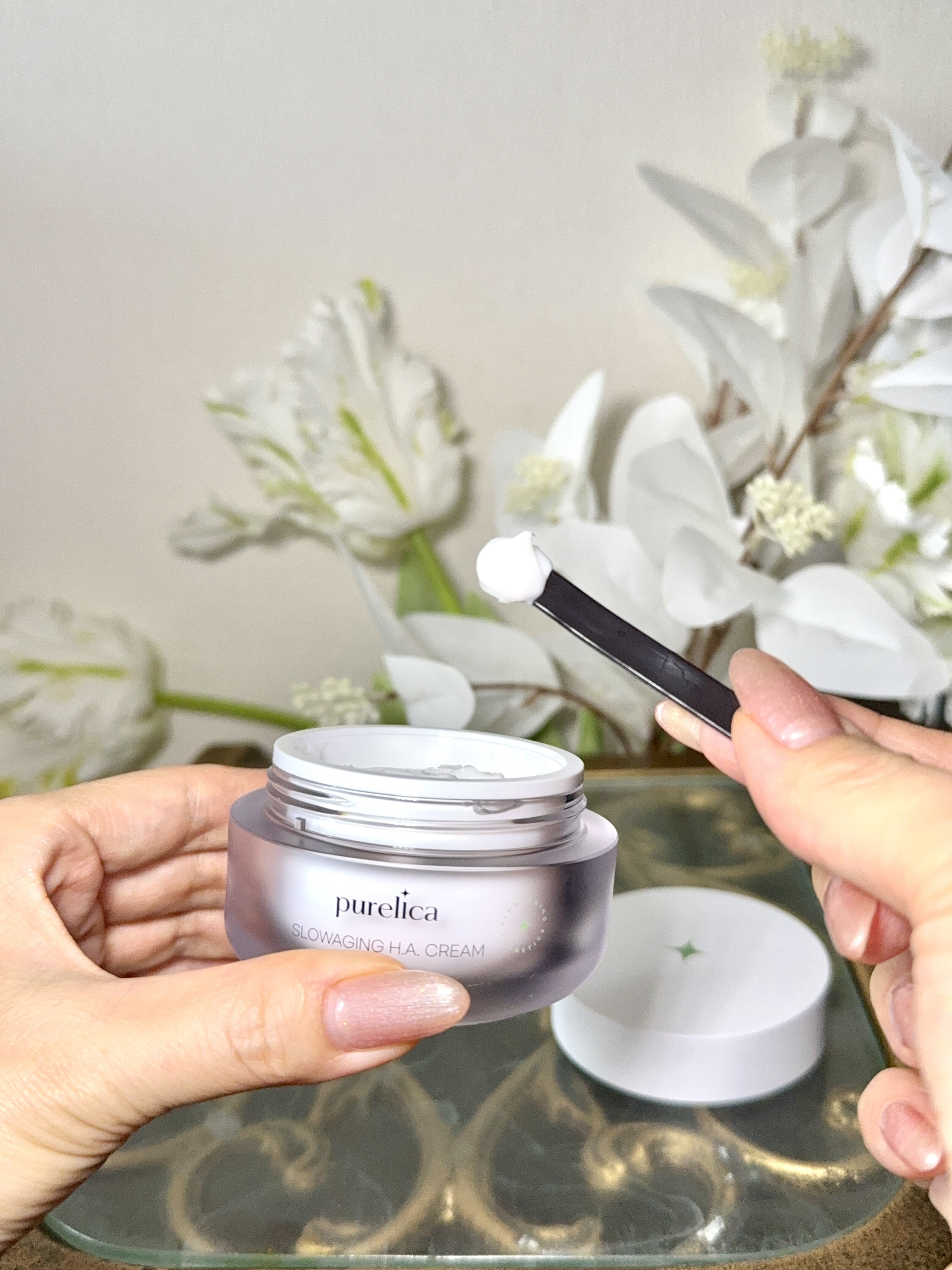 スローエイジングH.A.クリーム/Purelica/フェイスクリームを使ったクチコミ（2枚目）