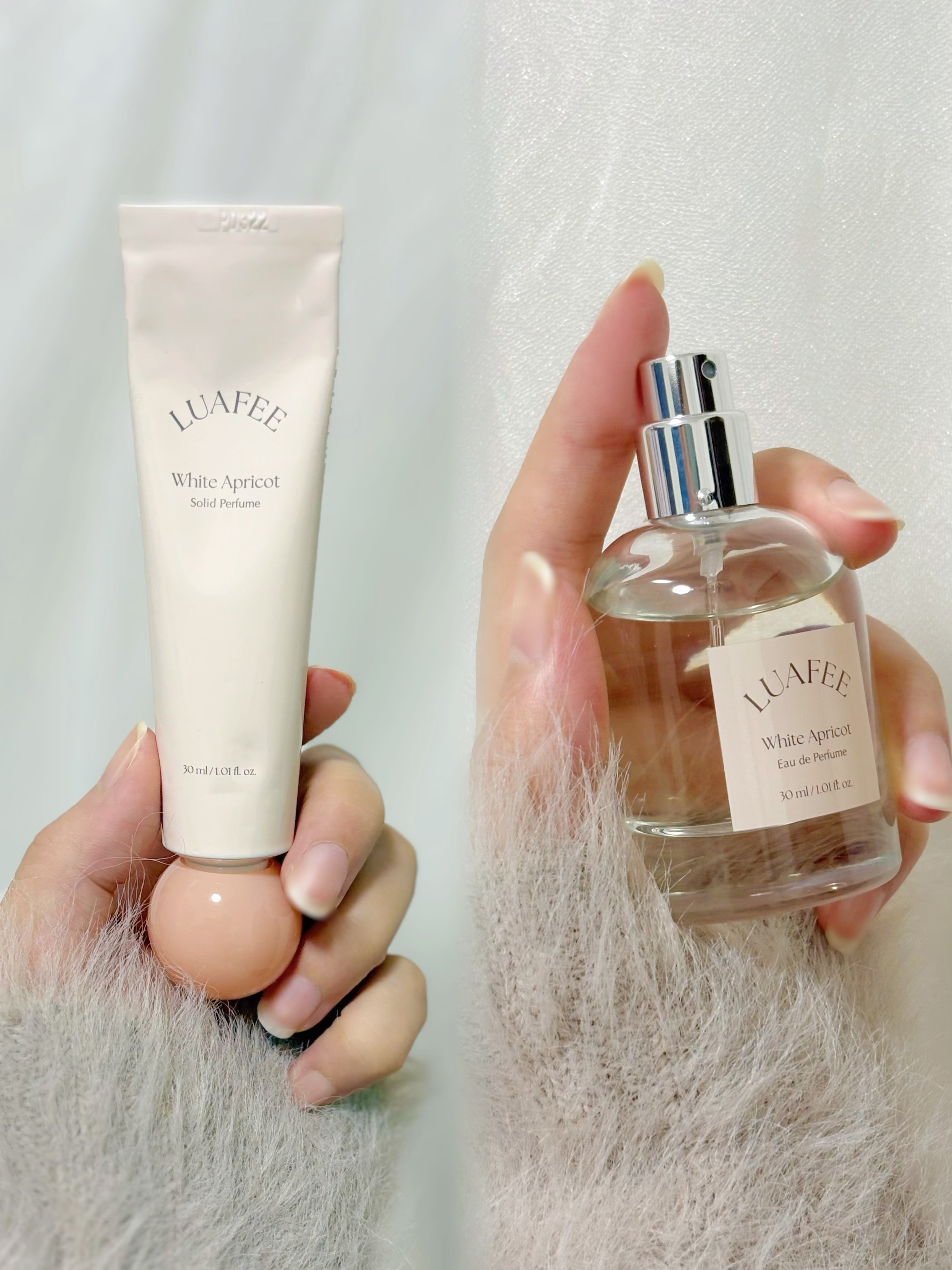 ソリッド パフューム ホワイトアプリコット/LUAFEE/練り香水を使ったクチコミ（3枚目）
