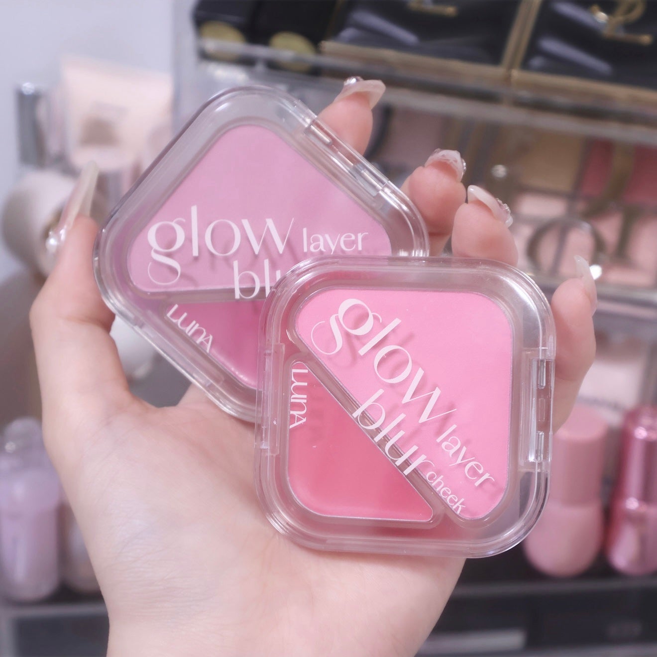 グローレイヤーブラーチーク/LUNA/パウダーチークを使ったクチコミ(2枚目)