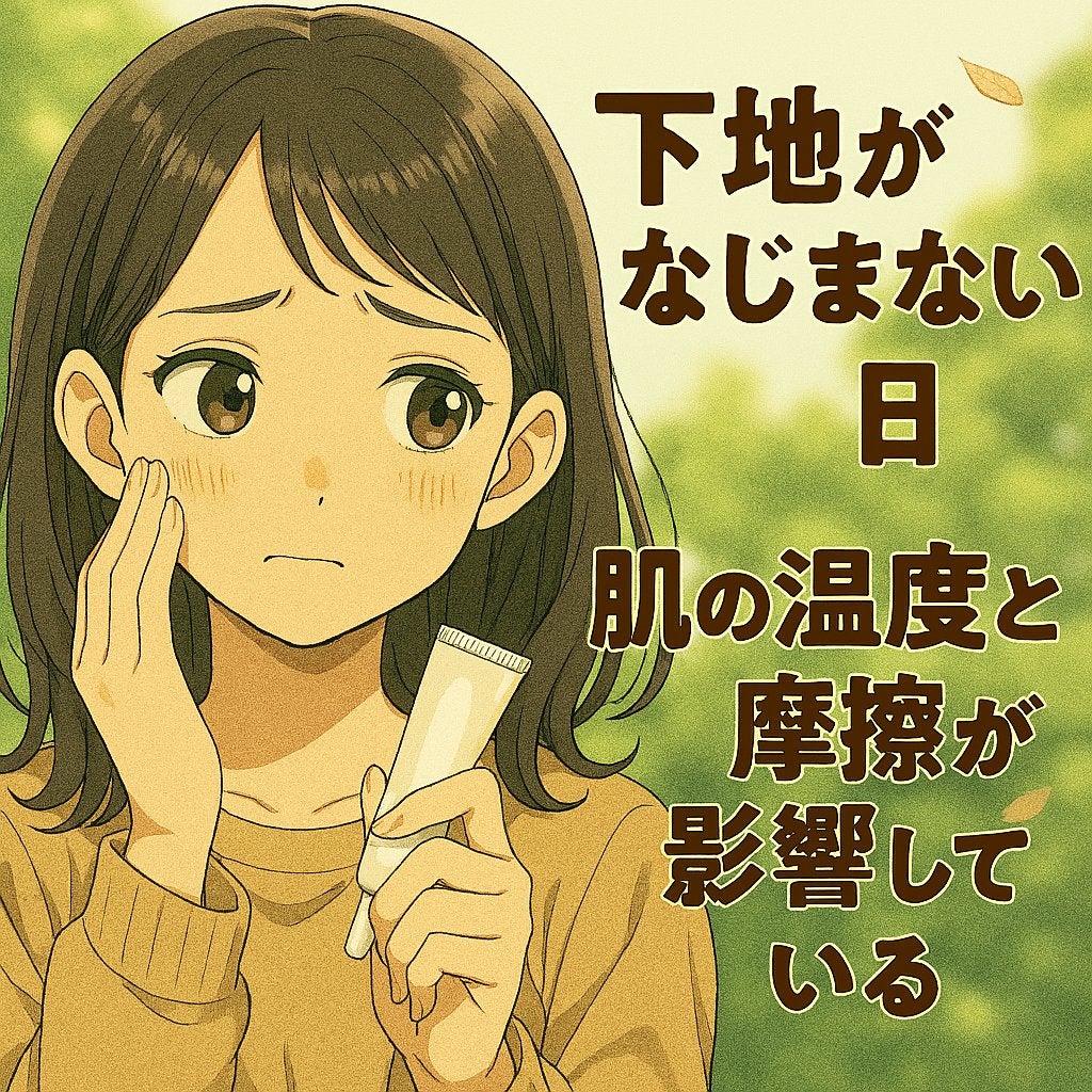 朝宮えり- ̗̀ 🐇 ̖́-フォロバ100 on LIPS 「🧴下地がなじまない日、肌の温度と摩擦が影響している「下地がムラ..」(1枚目)