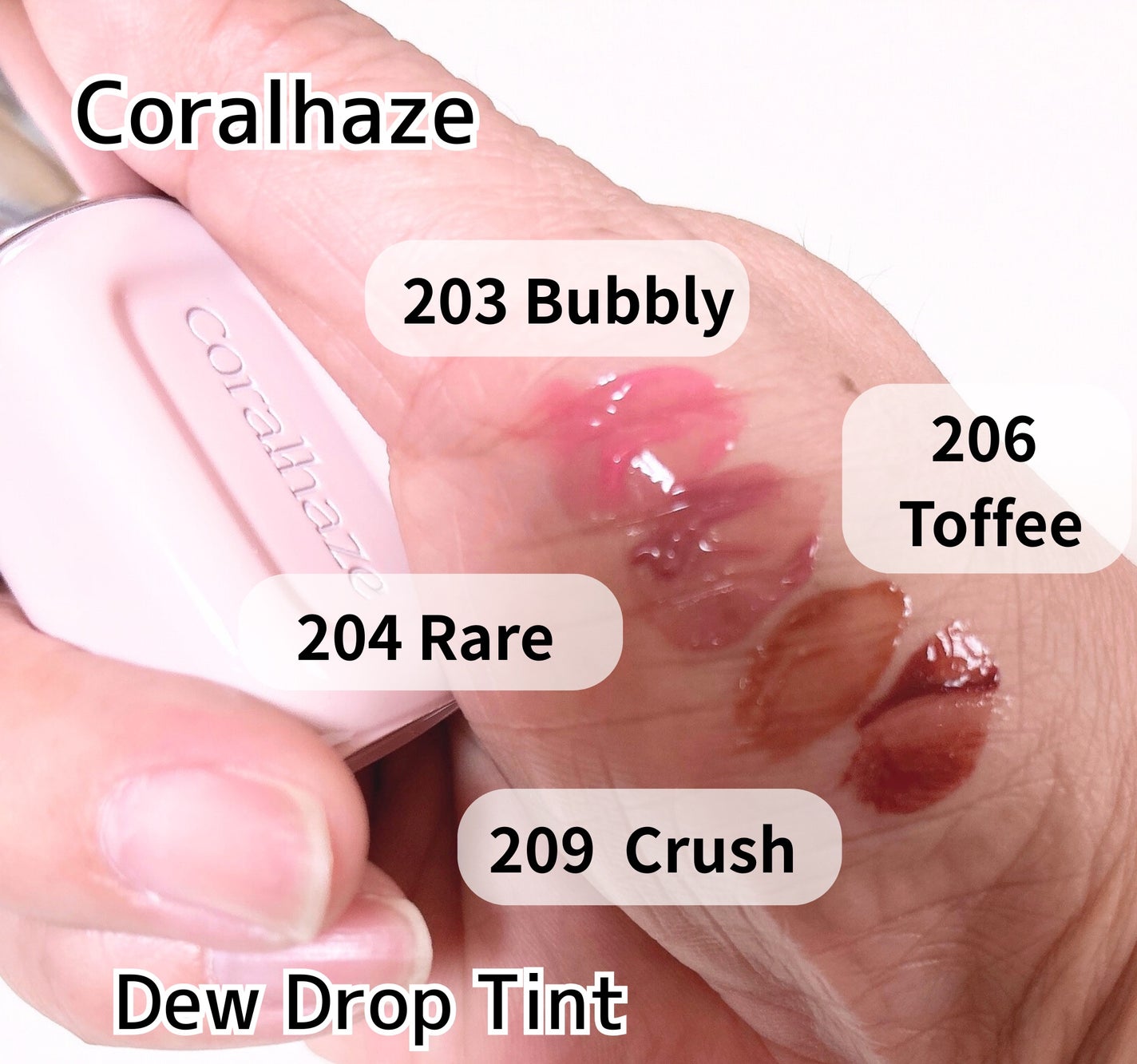 デュー ドロップ ティント/Coralhaze/リップティントを使ったクチコミ(4枚目)