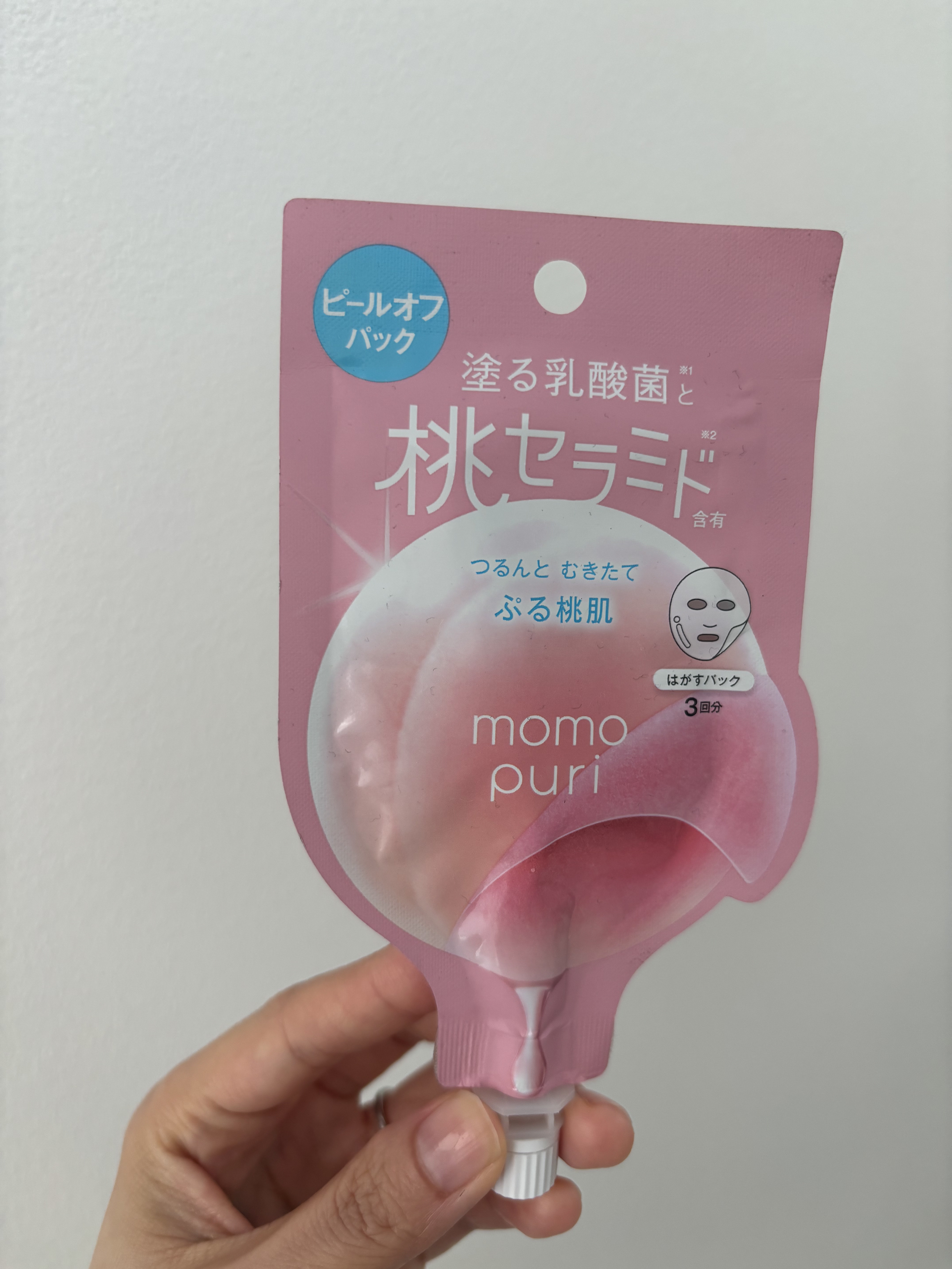 ももぷり フレッシュピールオフパック/ももぷり/ピーリングを使ったクチコミ（1枚目）