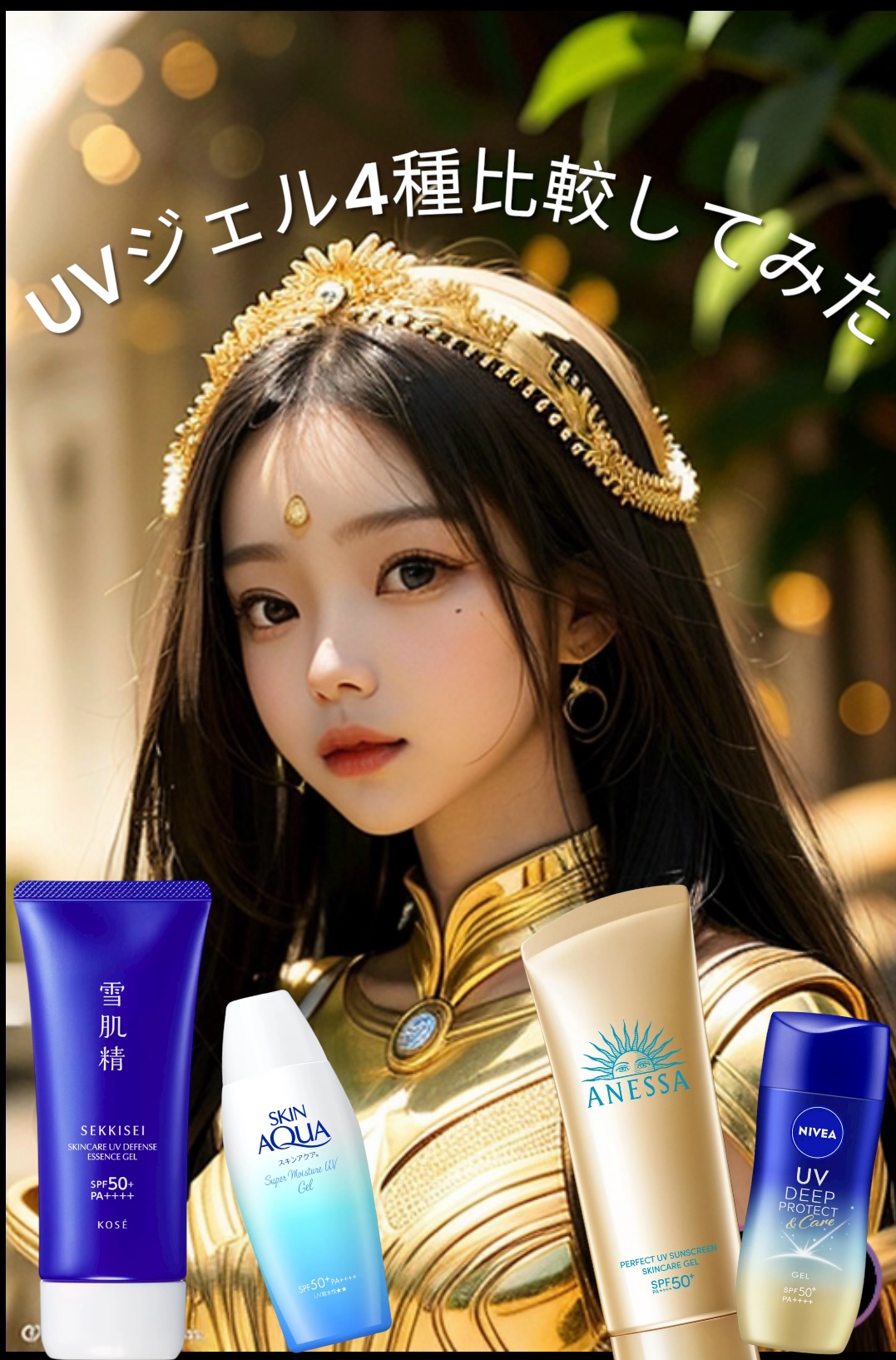 ニベアUV ディープ プロテクト＆ケア ジェル/ニベア/日焼け止めジェルを使ったクチコミ（1枚目）