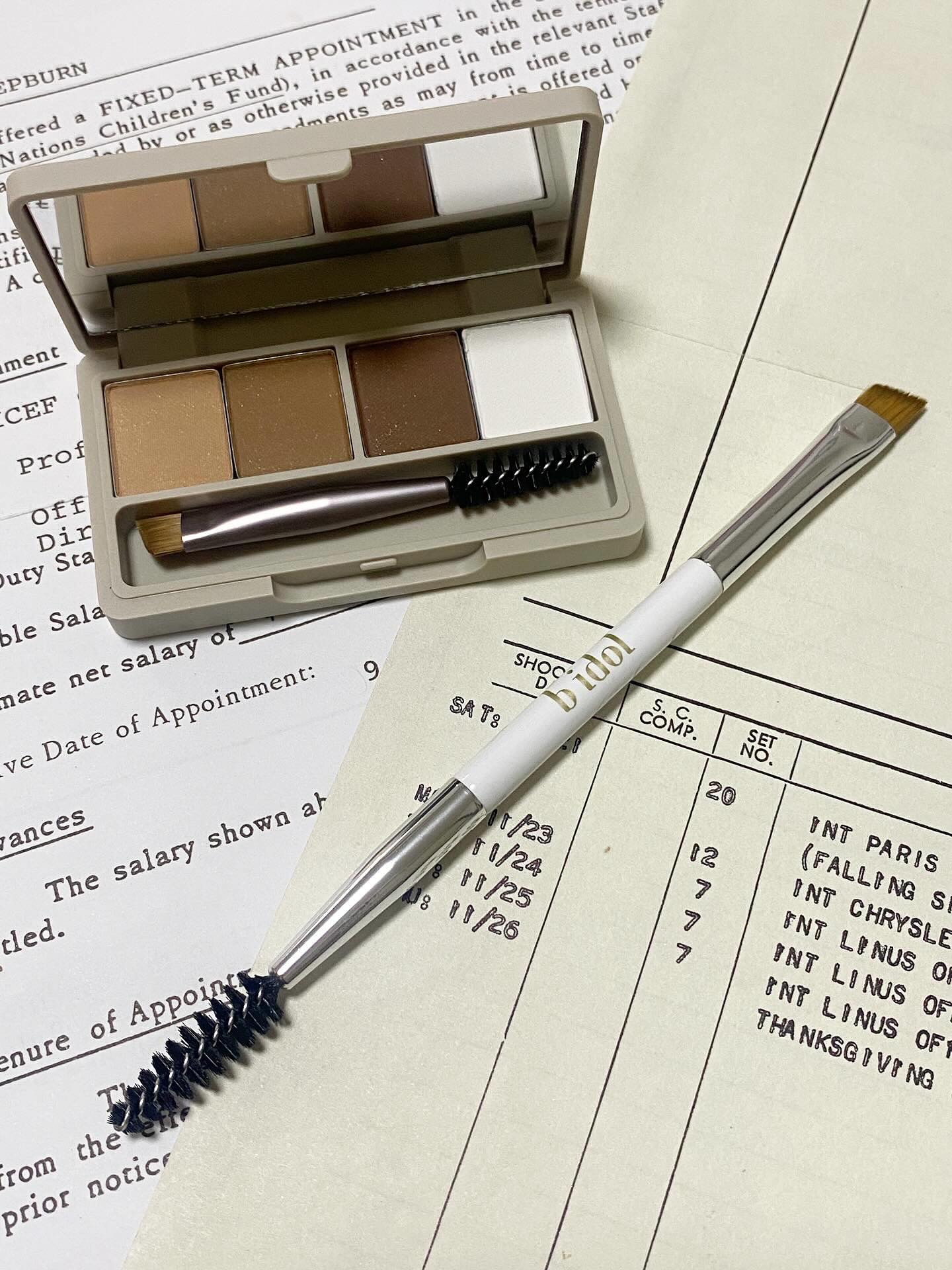 魔法のアイブロウパウダー/b idol/パウダーアイブロウを使ったクチコミ（1枚目）