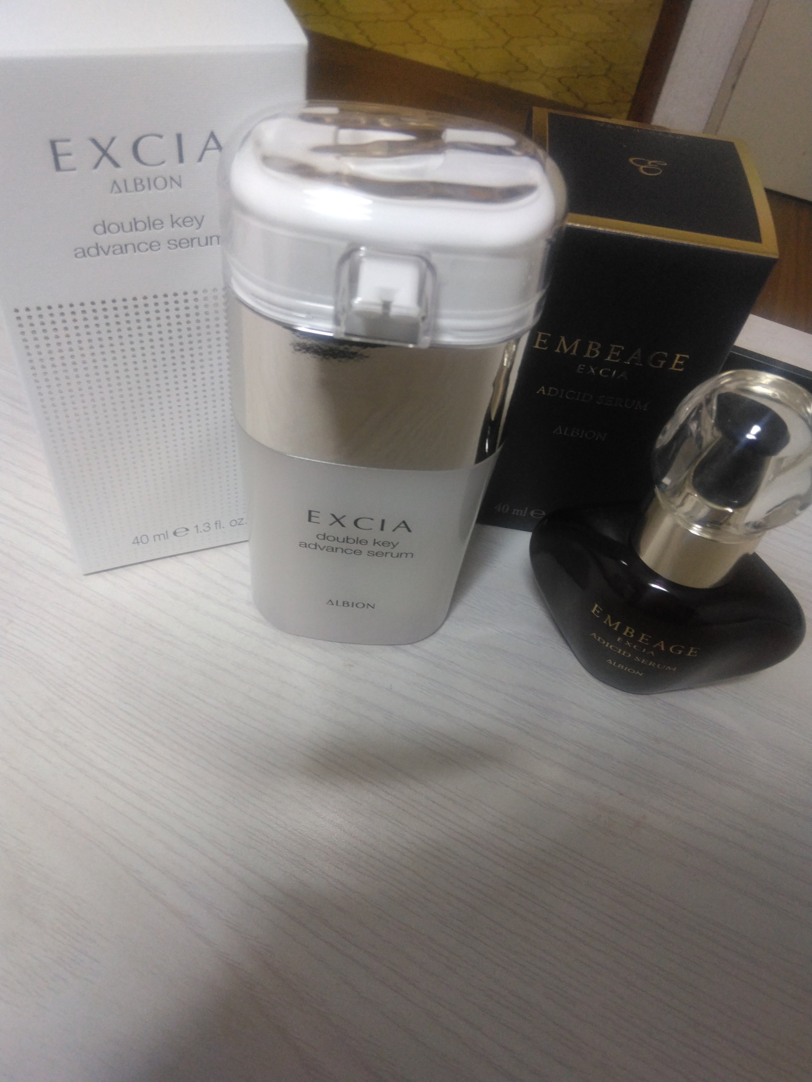 エクシア ダブルキー アドバンス セラム/ALBION/美容液を使ったクチコミ（1枚目）