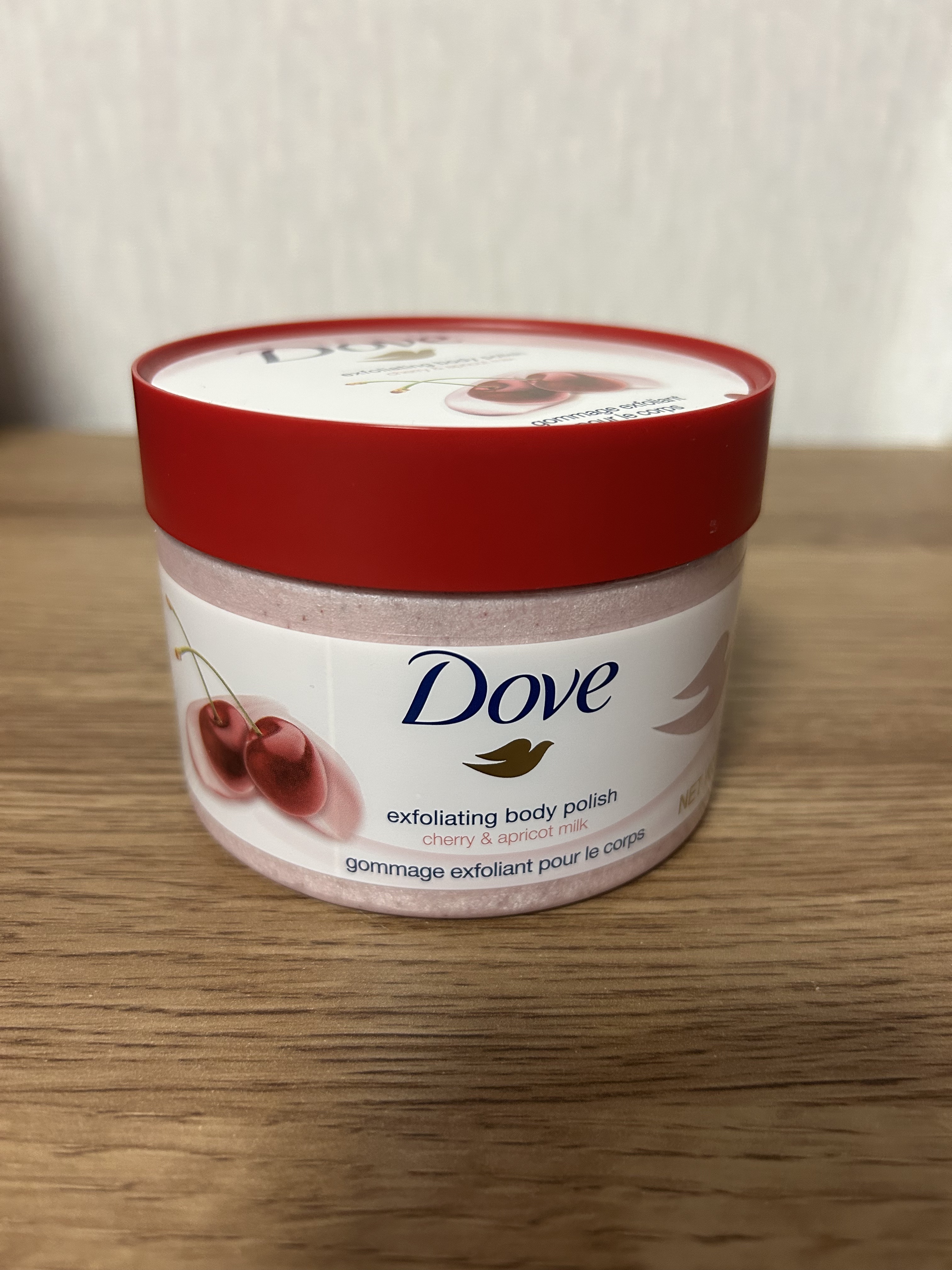 ダヴ ふわとろ　クリーミースクラブ チェリー＆アプリコットミルク/ダヴ/ボディスクラブを使ったクチコミ（3枚目）