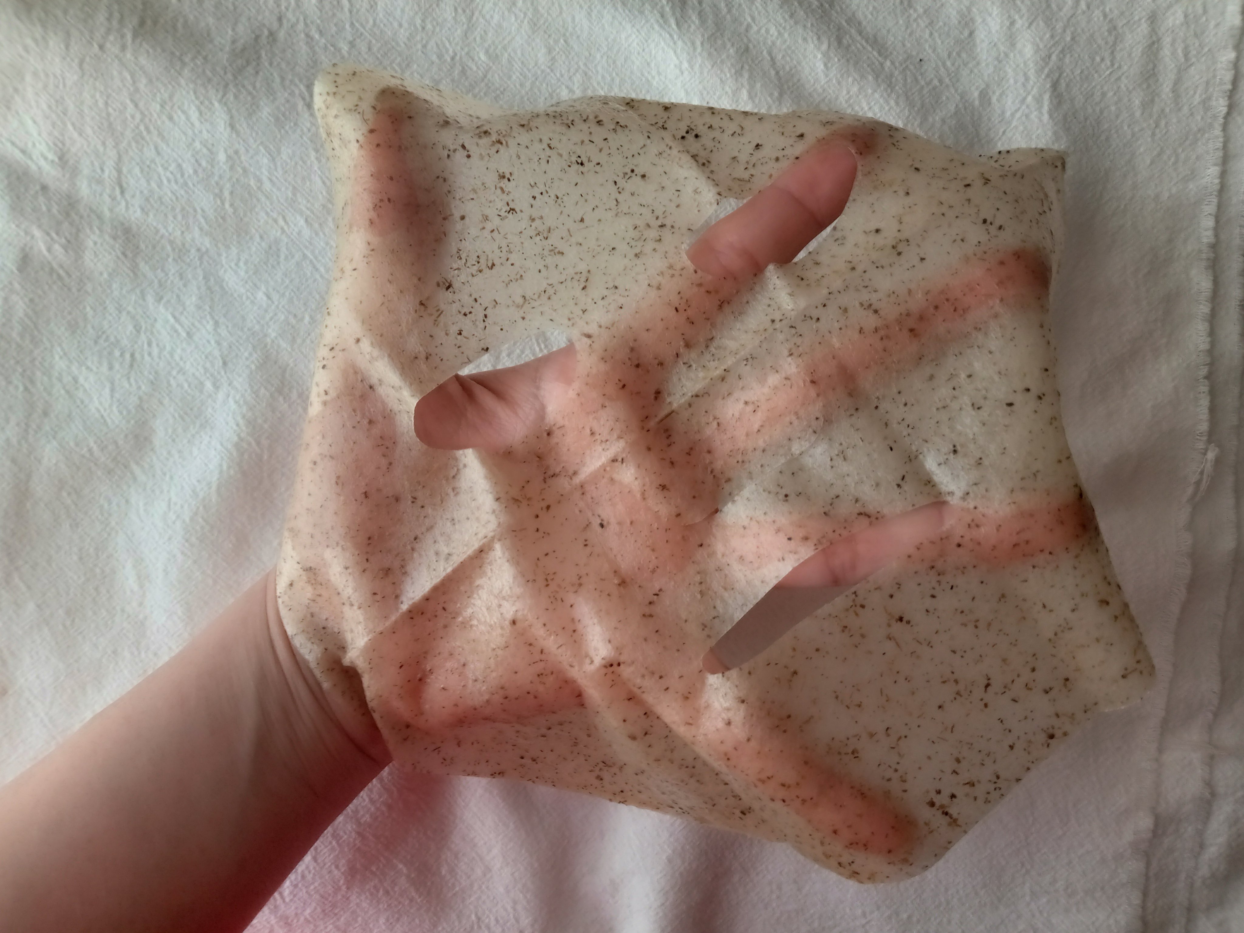 ツボクサスージングハイドロヨモギマスク/LIALUSTER/シートマスク・パックを使ったクチコミ（3枚目）