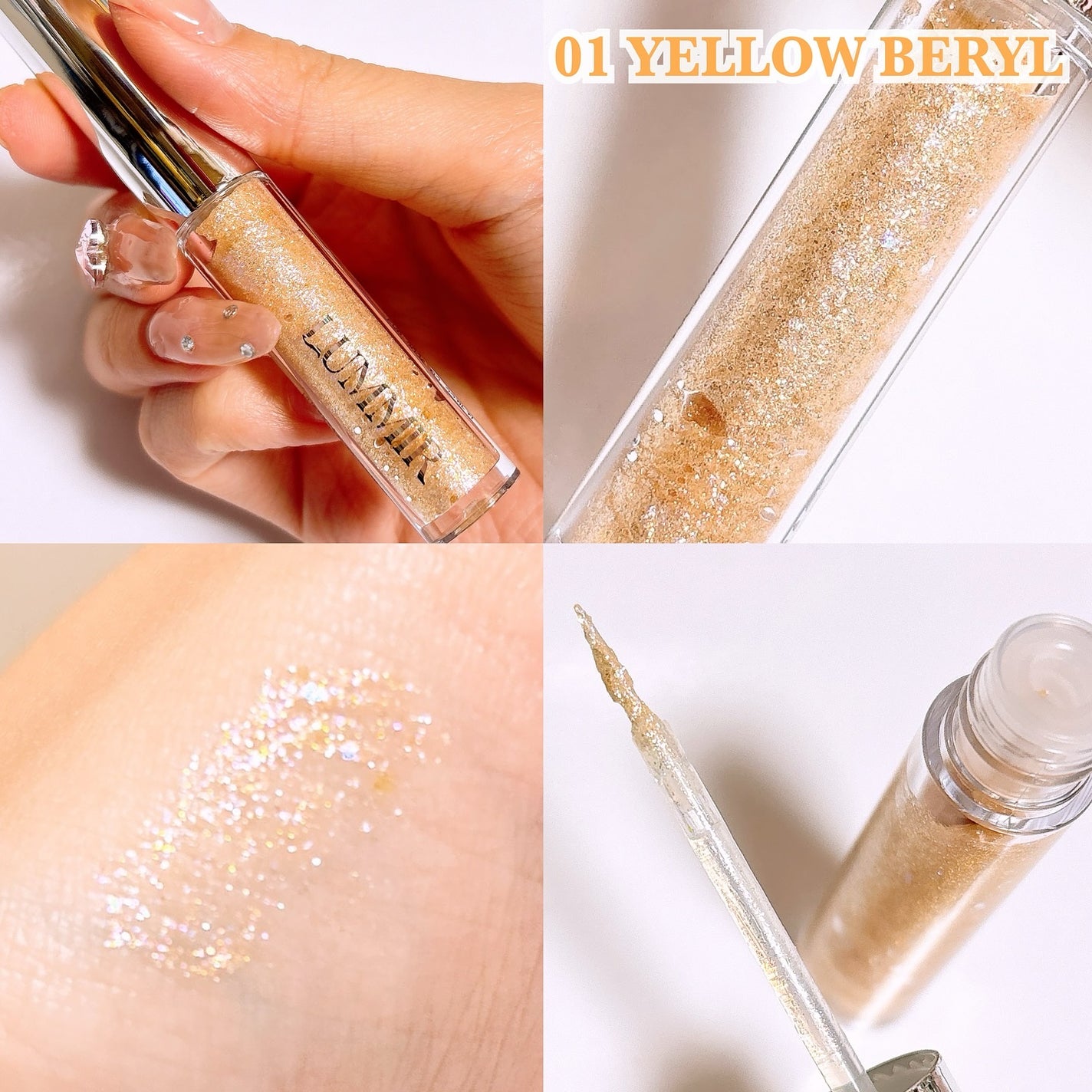 オンザステージリキッドグリッター/ルミル/グリッターを使ったクチコミ(2枚目)