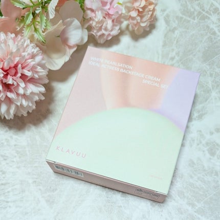 WHITE PEARLSATION IDEAL ACTRESS BACKSTAGE CREAM/KLAVUU/化粧下地を使ったクチコミ(1枚目)