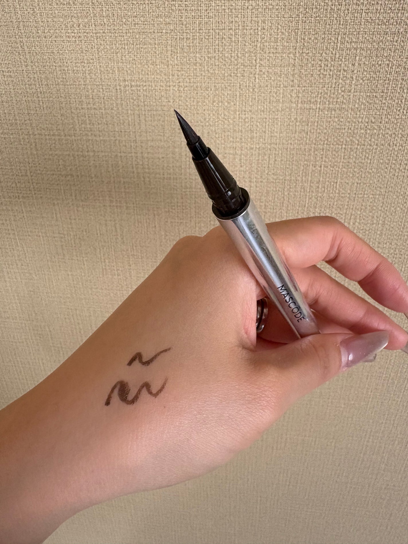 マスコード スリークリキッド アイライナー /MASCODE/リキッドアイライナーを使ったクチコミ(2枚目)