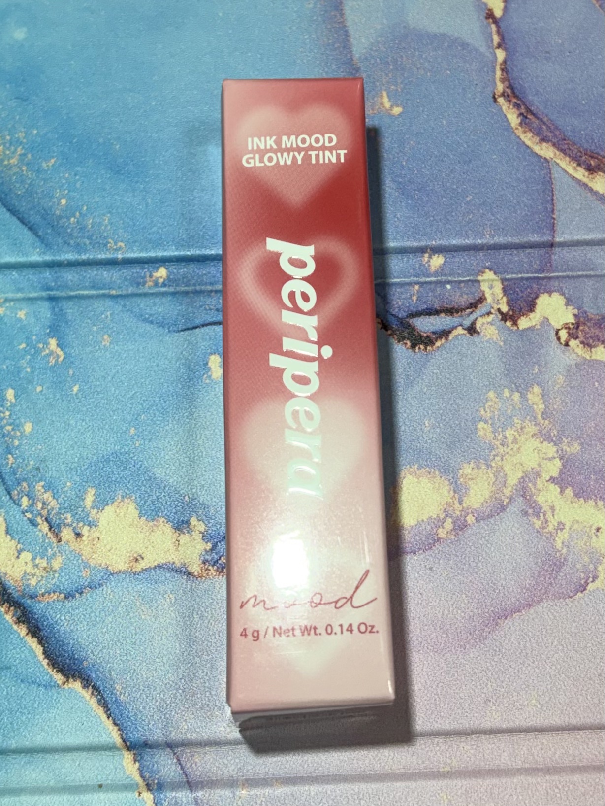 ペリペラ インク ムード グロイ ティント 35 SPECIAL CORAL(コーラル特講)【ハート盛り】/PERIPERA/リップティントを使ったクチコミ（1枚目）