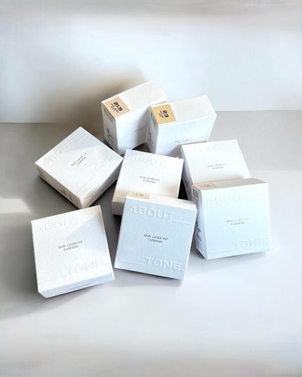 スキンレイヤーフィットクッション/ABOUT TONE/クッションファンデーションを使ったクチコミ(6枚目)