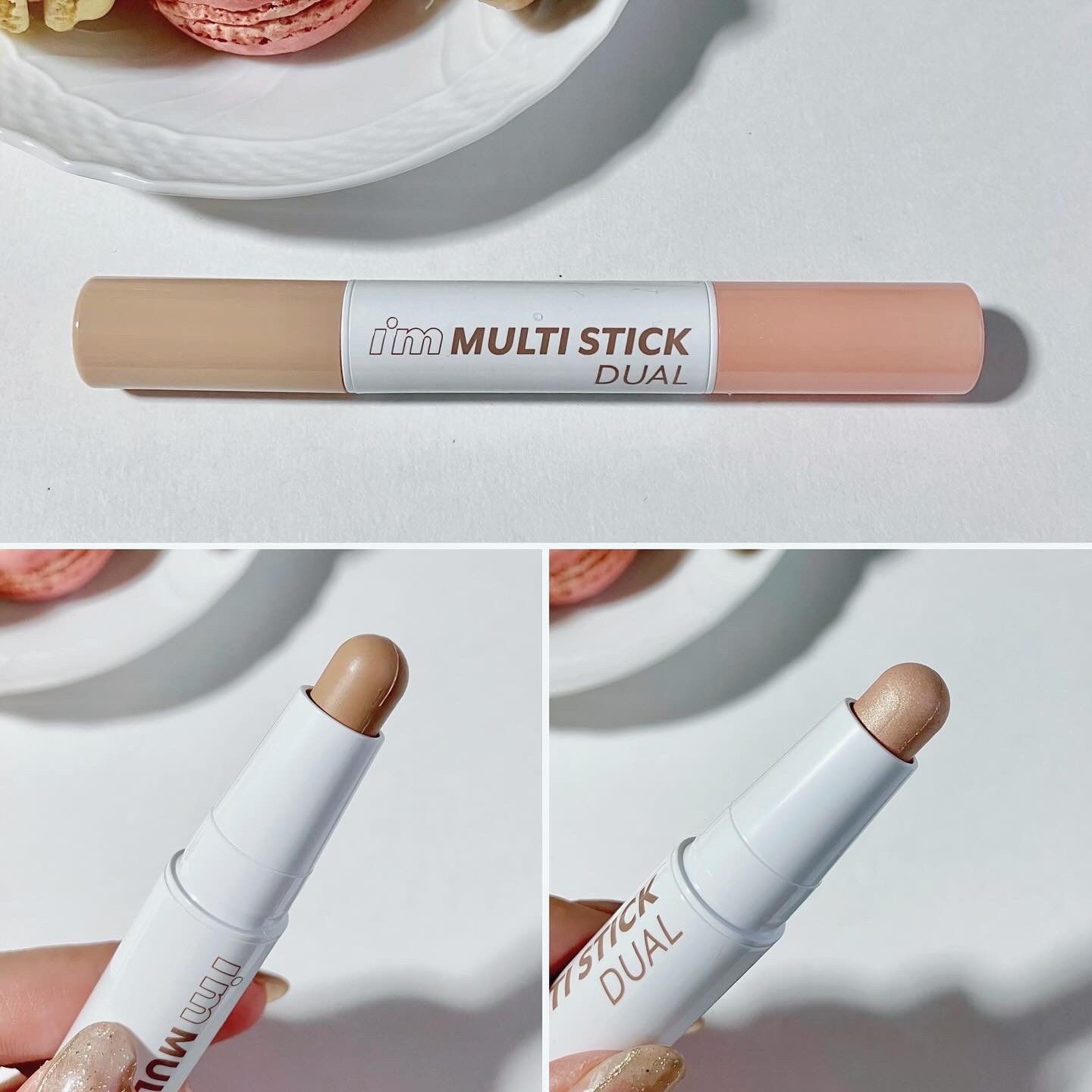 アイムマルチスティック デュアル/i’m meme/シェーディングを使ったクチコミ（2枚目）