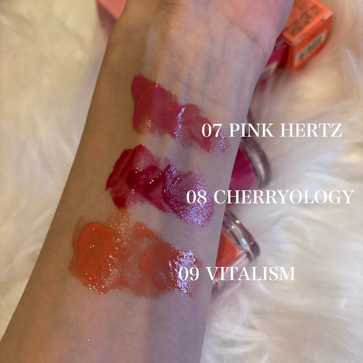 Dewy Syrup Tint/EITHER＆/口紅を使ったクチコミ（2枚目）