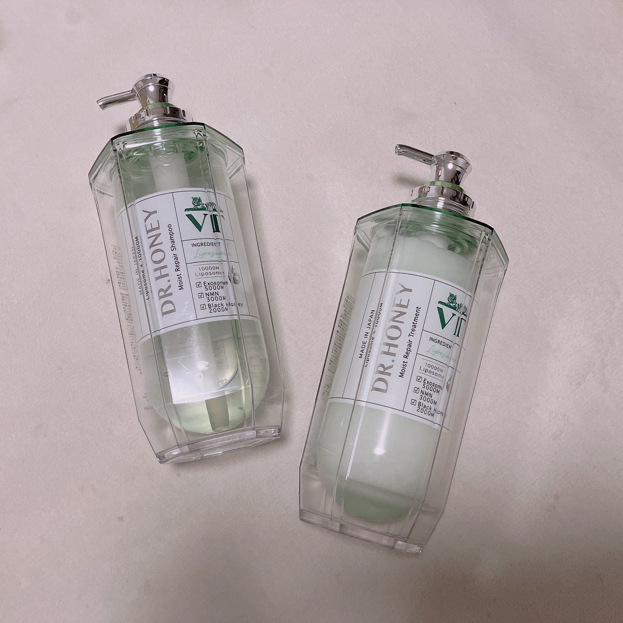 DRハニー VT モイスト リペア シャンプー/ヘアトリートメント/DR.HONEY/市販シャンプーを使ったクチコミ（1枚目）