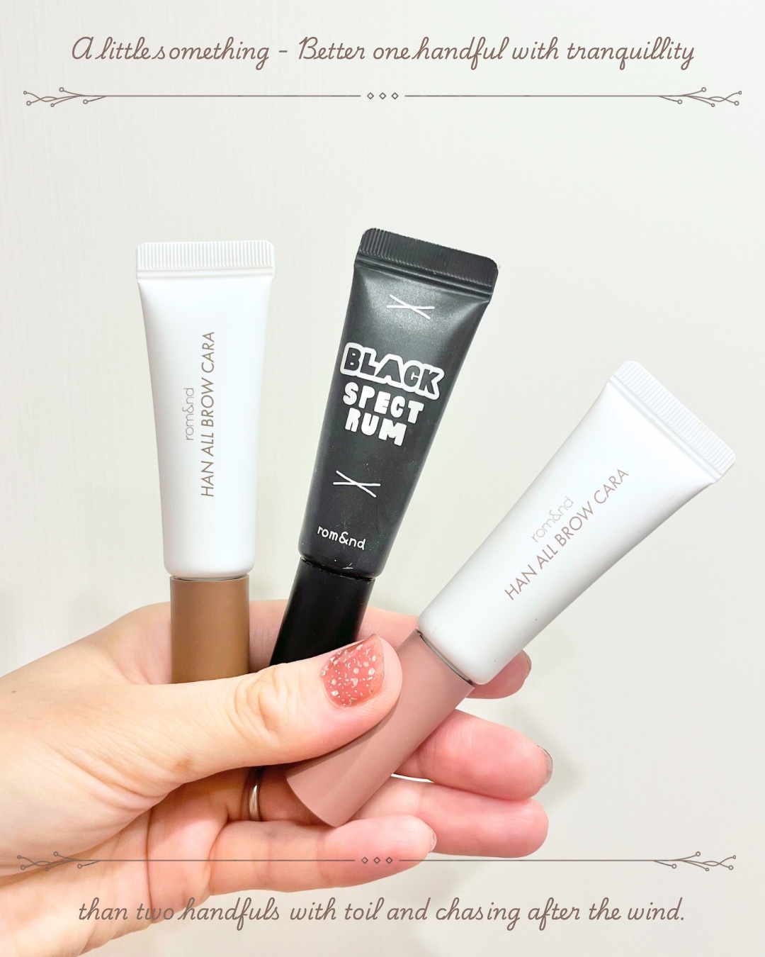 ハンオールブロウカラ/rom&nd/眉マスカラを使ったクチコミ（1枚目）