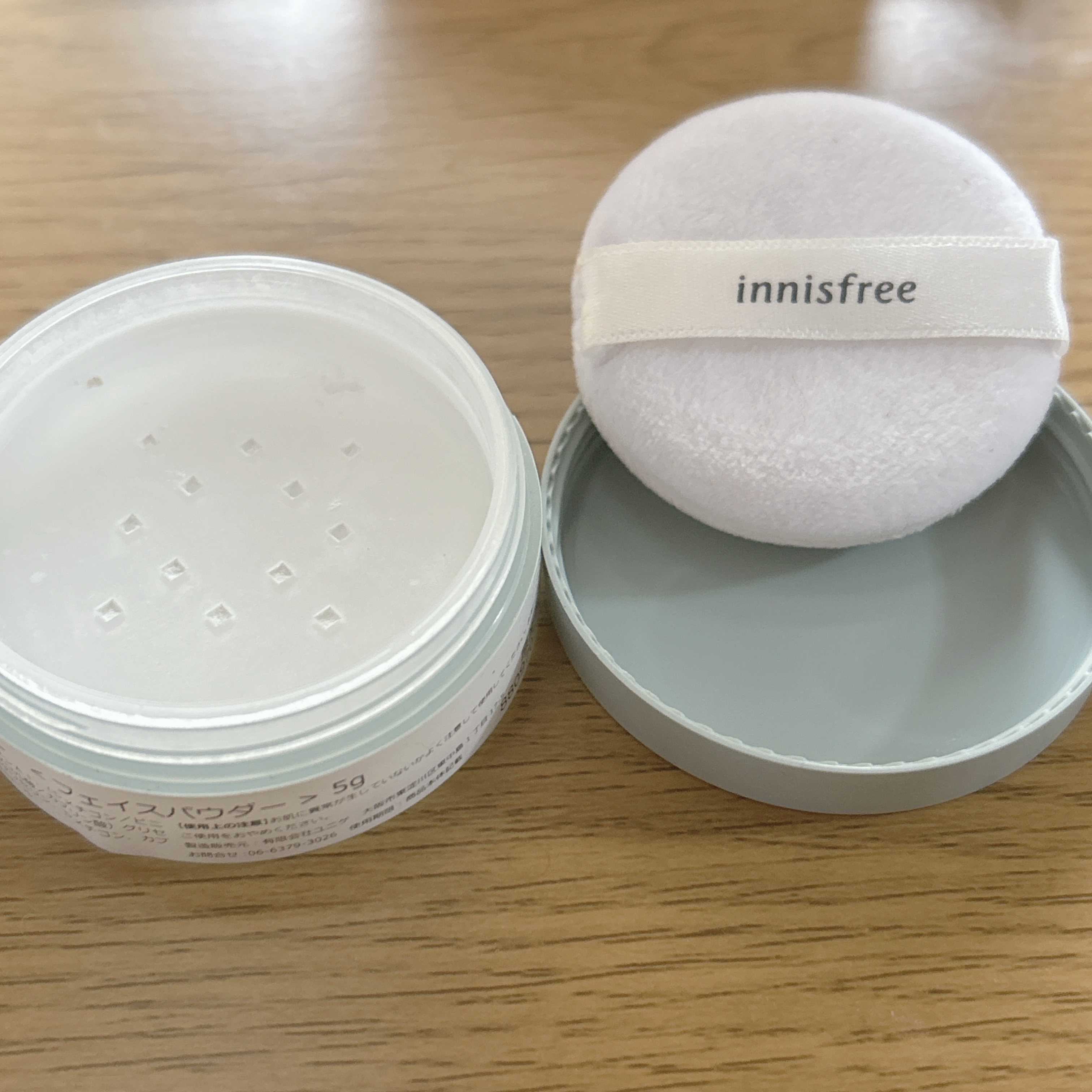 ノーセバム　ミネラルパウダー　N/innisfree/ルースパウダーを使ったクチコミ（2枚目）