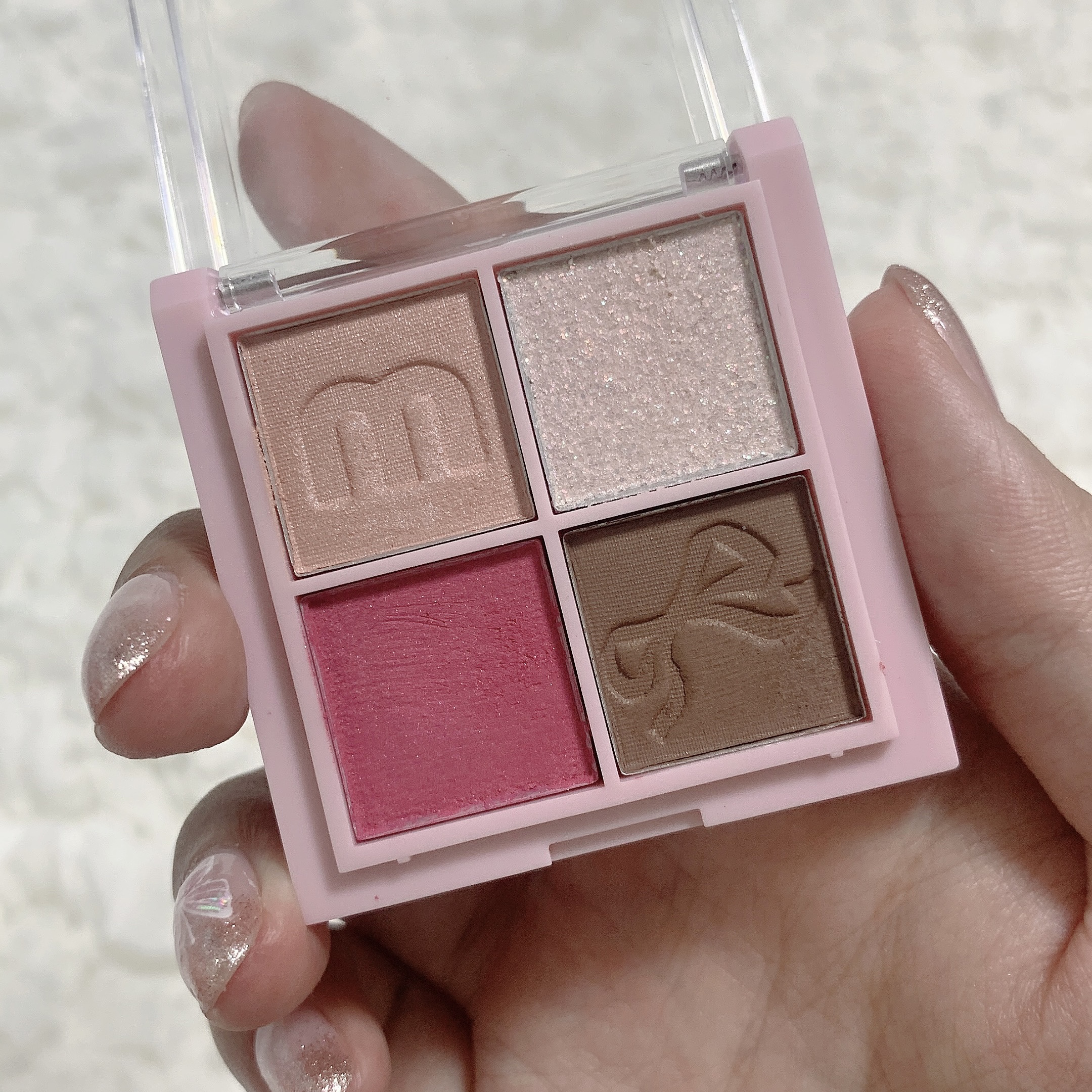 バブアイカラーパレット 04 スイートベリーズ/minum/アイシャドウパレットを使ったクチコミ（1枚目）