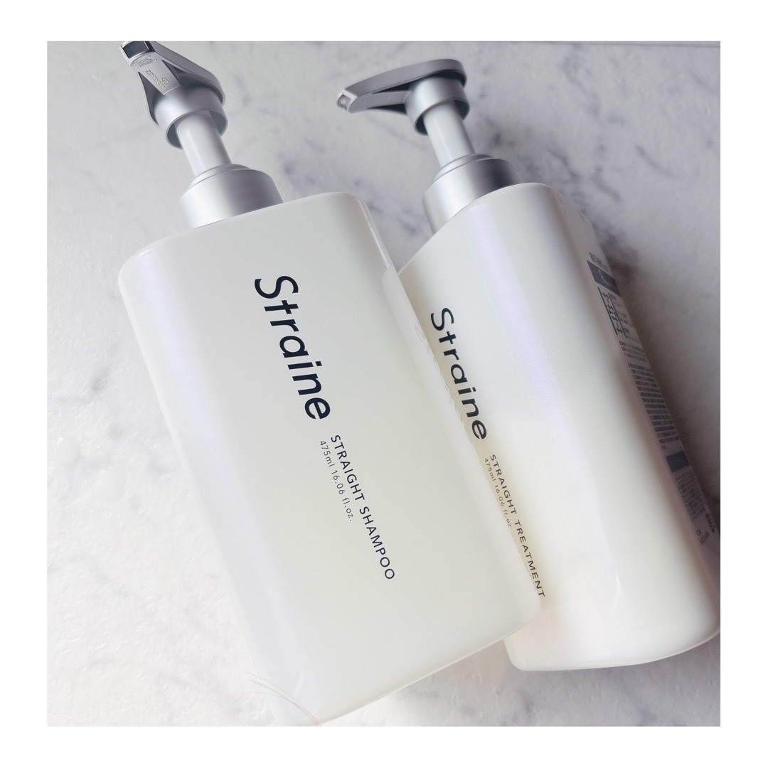 ストレートシャンプー/ストレートトリートメント ホワイトブロッサムの香り/Straine/市販シャンプーを使ったクチコミ（1枚目）