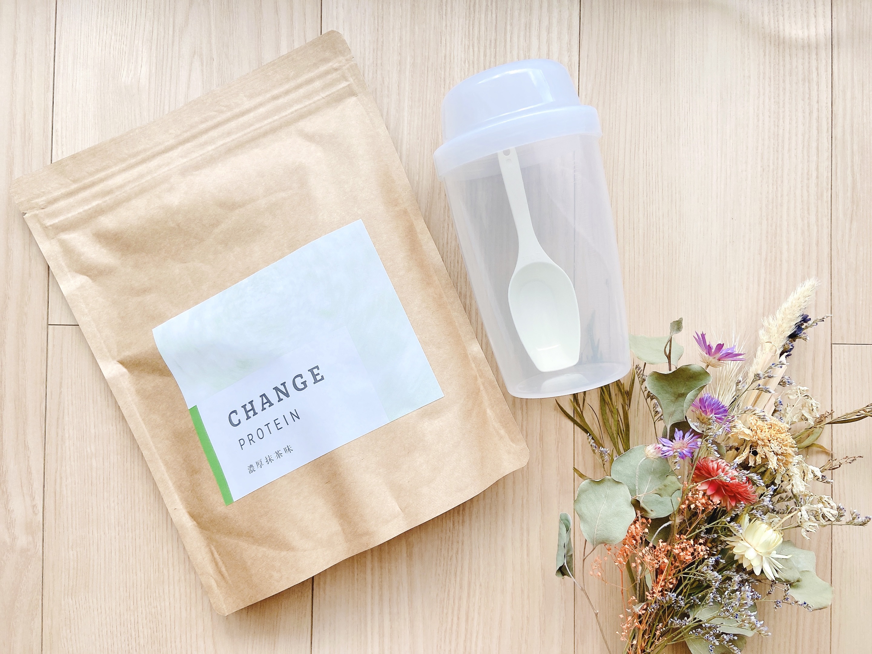 チェンジプロテイン/CHANGE/ソイプロテインを使ったクチコミ（2枚目）