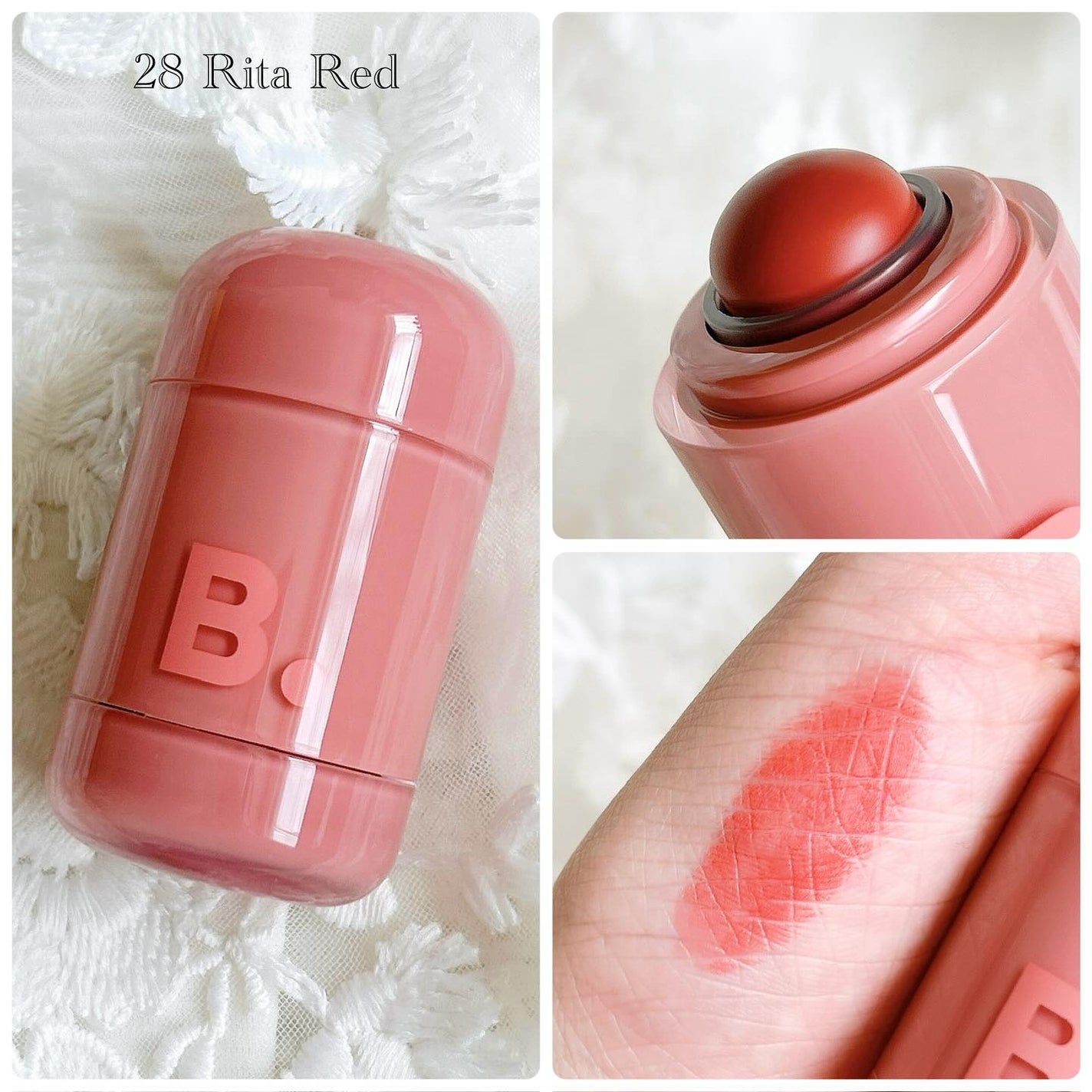 バニラコ ロマンティック ブラッシュ リップ&チーク/BANILA CO/口紅を使ったクチコミ(4枚目)