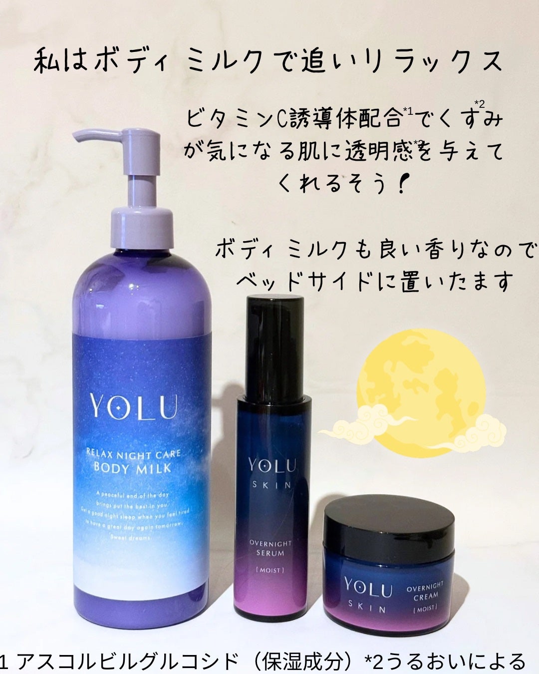 ヨル スキン オーバーナイトセラム モイスト/YOLU/美容液を使ったクチコミ(7枚目)