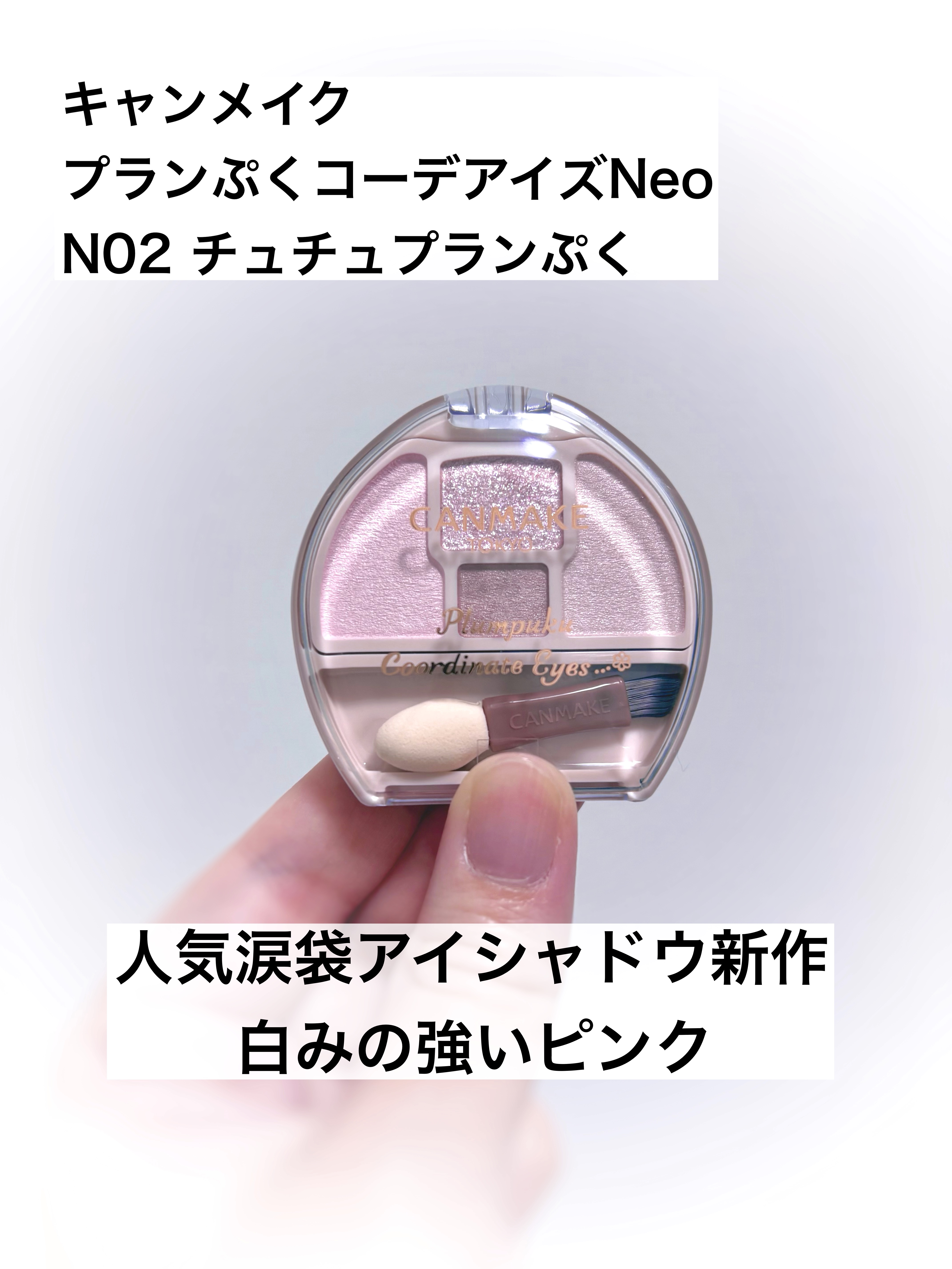 プランぷくコーデアイズNeo/キャンメイク/アイシャドウを使ったクチコミ（1枚目）