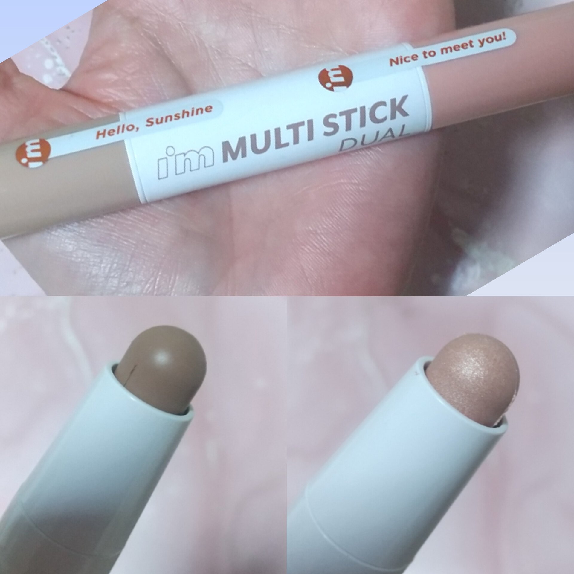 アイムマルチスティック デュアル/i’m meme/シェーディングを使ったクチコミ（2枚目）