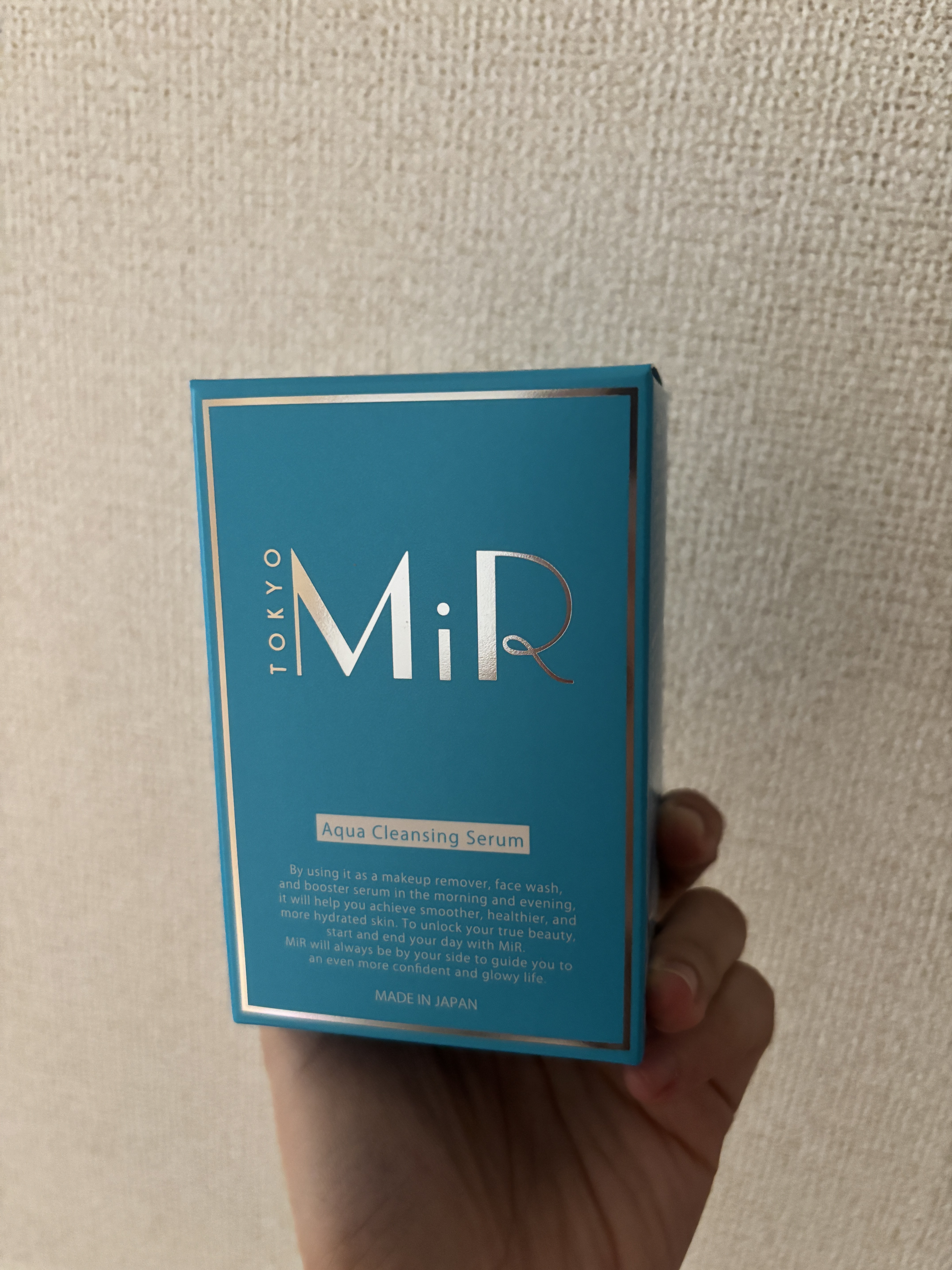 MiR アクアクレンジングセラム/MiR/クレンジングウォーターを使ったクチコミ（1枚目）