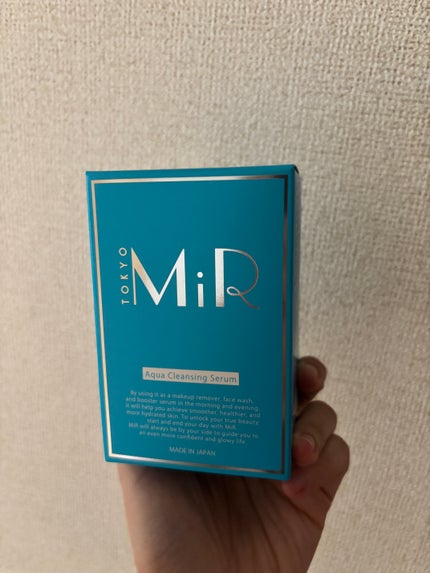 MiR アクアクレンジングセラム/MiR/クレンジングウォーターを使ったクチコミ(1枚目)