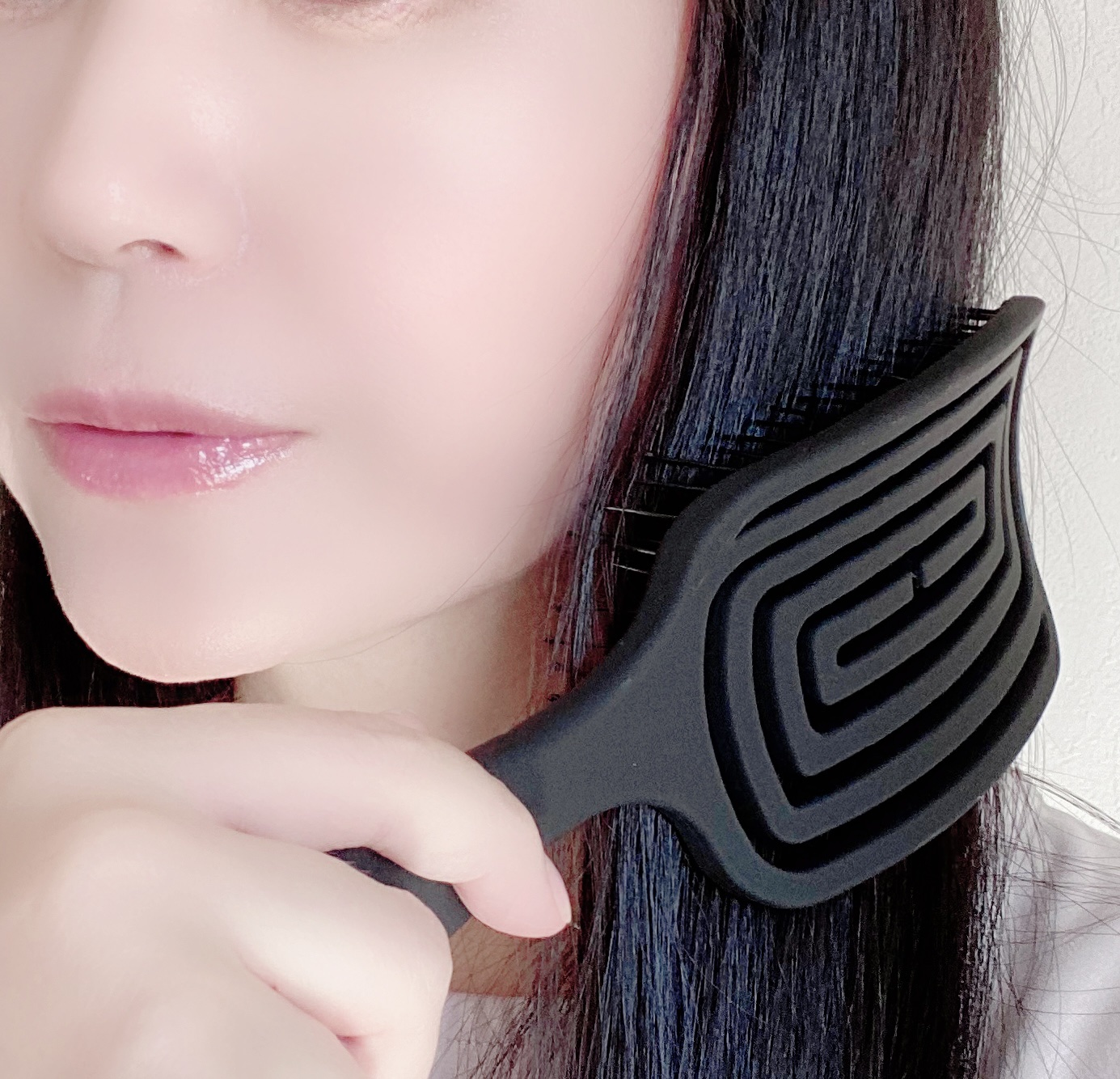 87saku 87saku ハナサク 速乾ブラシのクチコミ「87saku （ハナサク）速乾ブラシ！私はロングヘアで乾かすのに時間がかかるのでウキウキしなが.....」（3枚目）