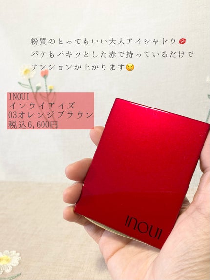 インウイ アイズ/INOUI/アイシャドウパレットを使ったクチコミ(2枚目)