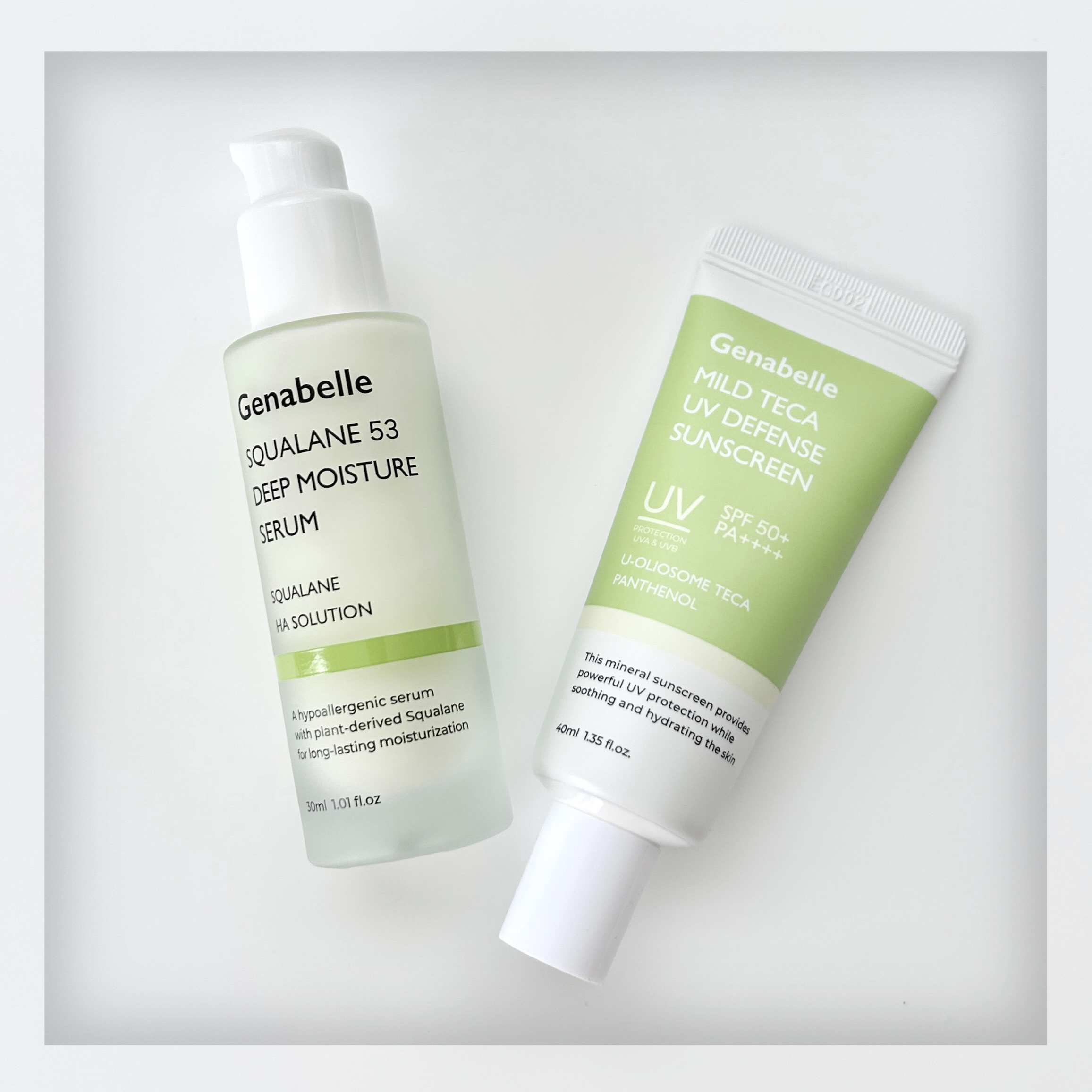 マイルドテカUVディフェンス サンスクリーン/Genabelle/日焼け止めクリームを使ったクチコミ（1枚目）