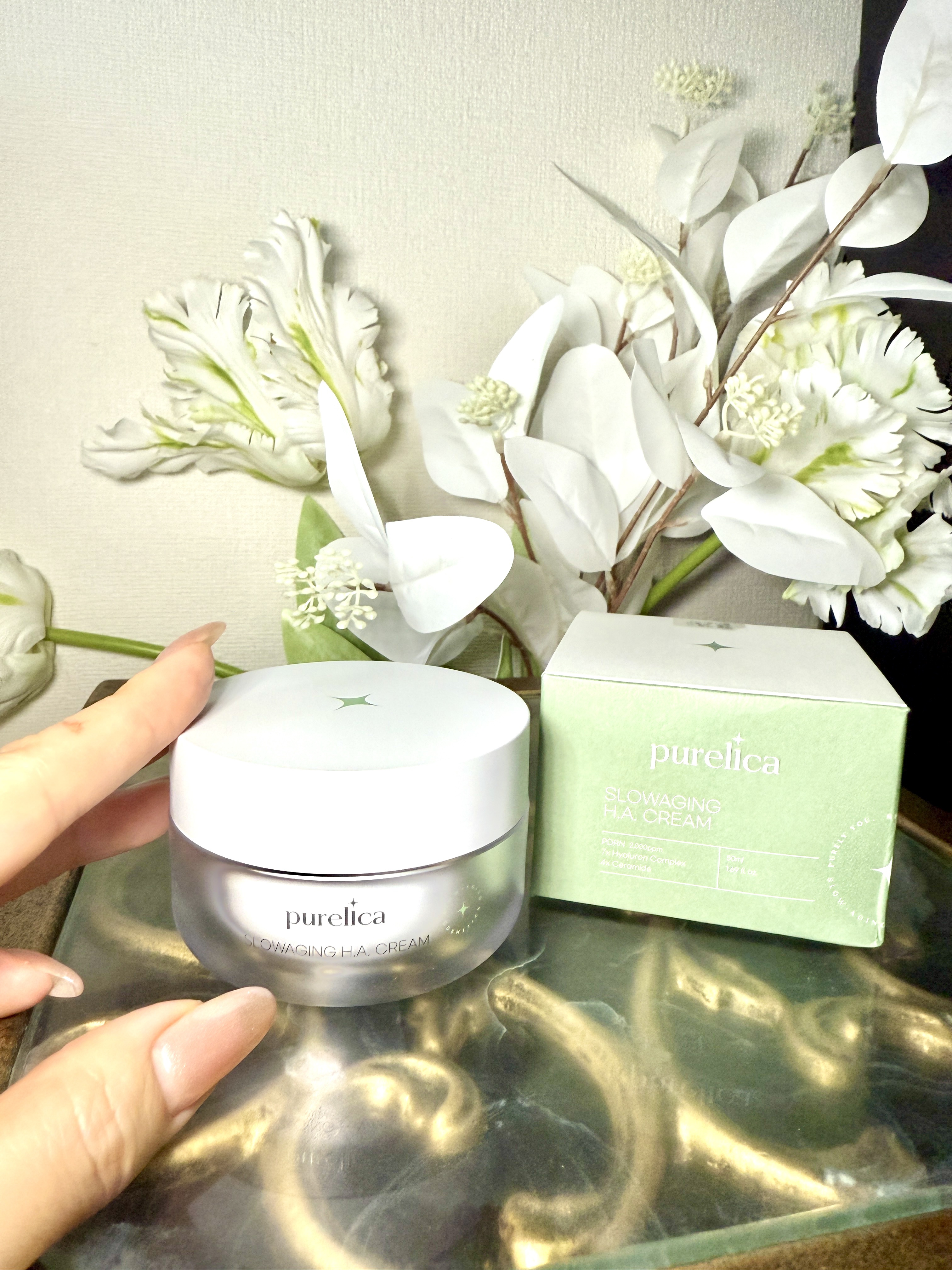 スローエイジングH.A.クリーム/Purelica/フェイスクリームを使ったクチコミ（1枚目）