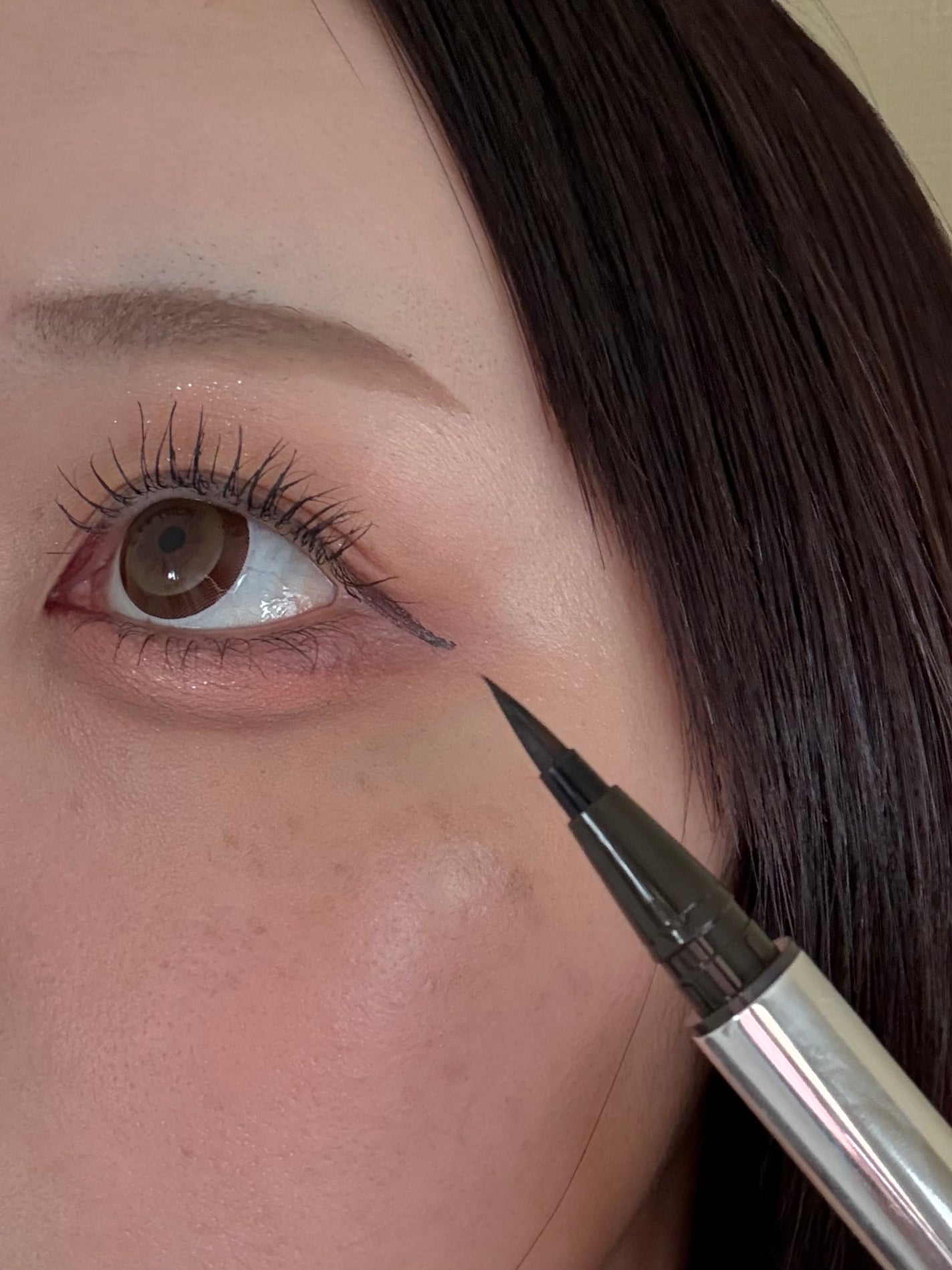 マスコード スリークリキッド アイライナー /MASCODE/リキッドアイライナーを使ったクチコミ(3枚目)