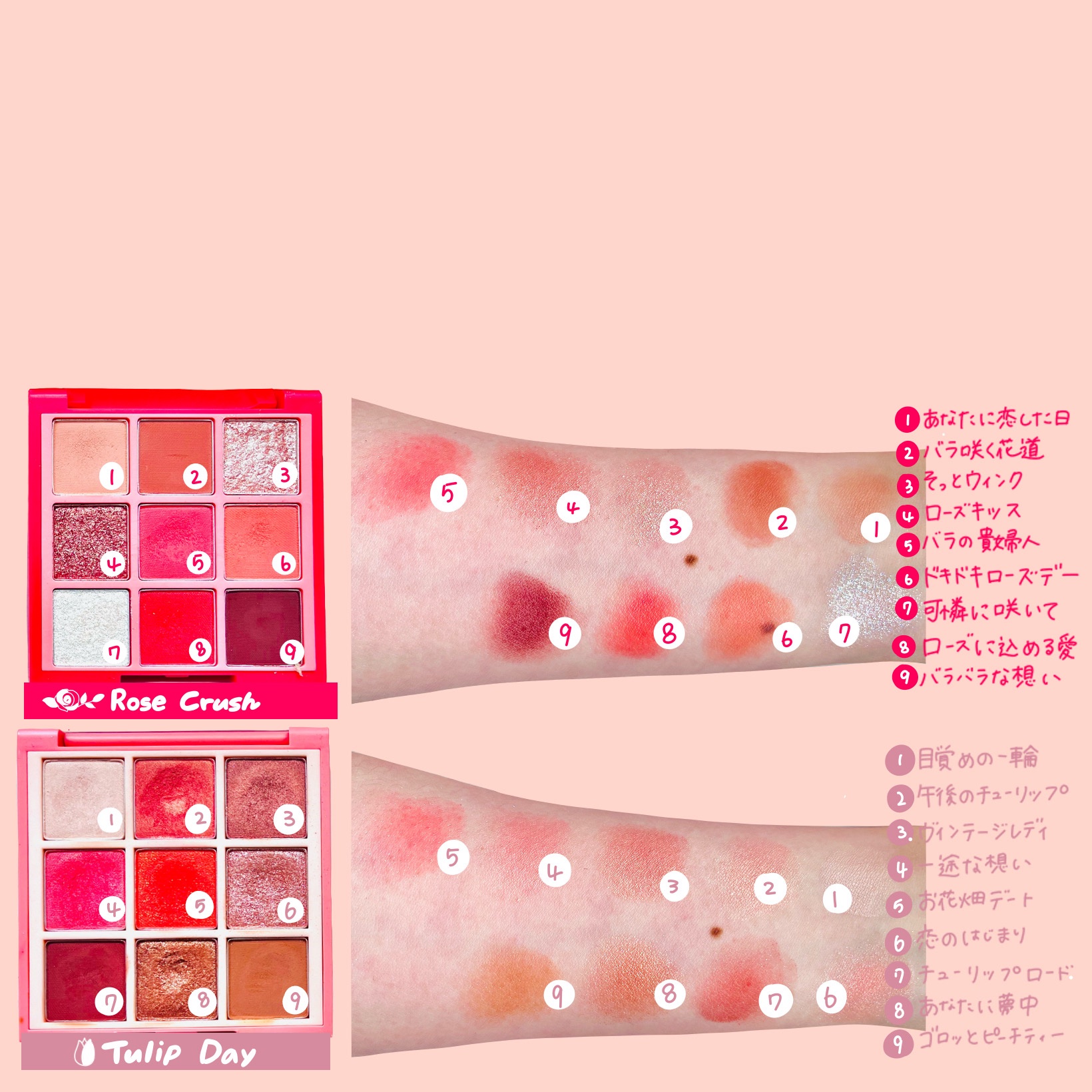 プレイカラーアイズ チューリップデー/ETUDE/アイシャドウパレットを使ったクチコミ（3枚目）