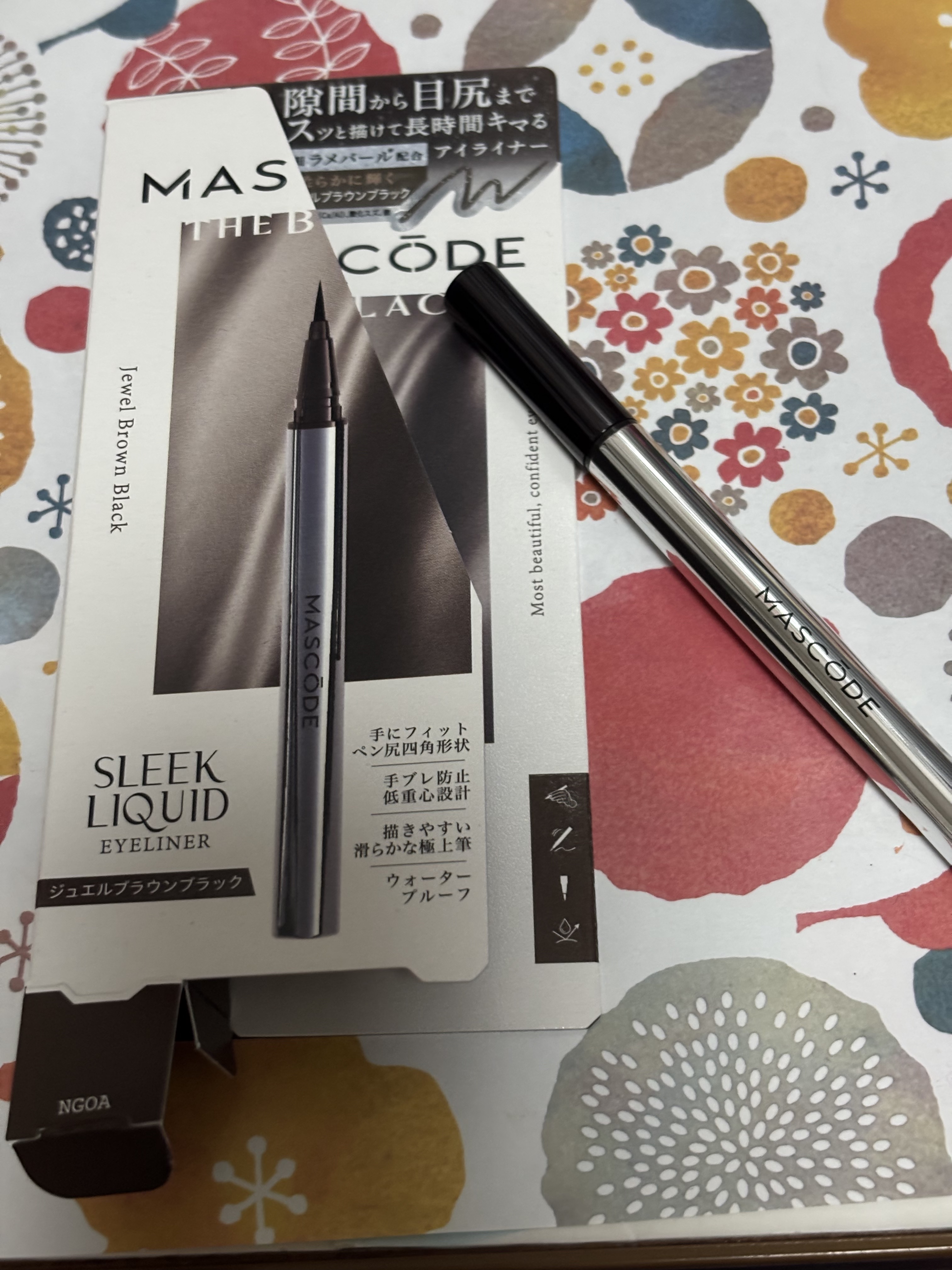 マスコード　スリークリキッド　アイライナー　/MASCODE/リキッドアイライナーを使ったクチコミ（1枚目）