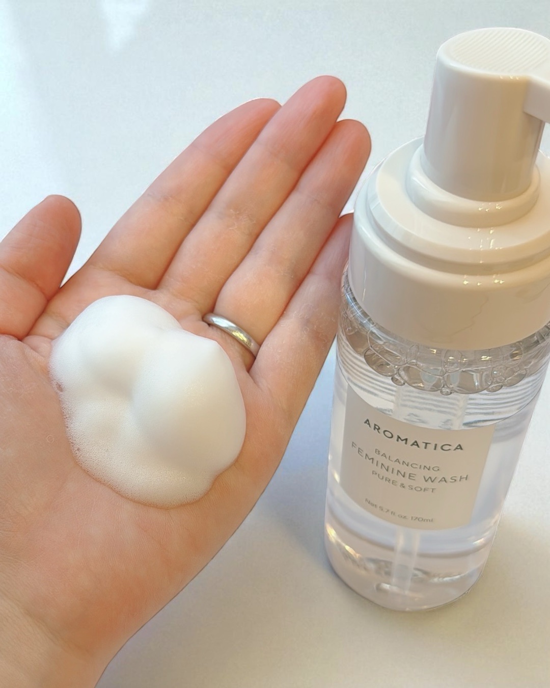 ピュア＆ソフトフェミニンウォッシュ /AROMATICA/デリケートゾーンケアを使ったクチコミ（3枚目）