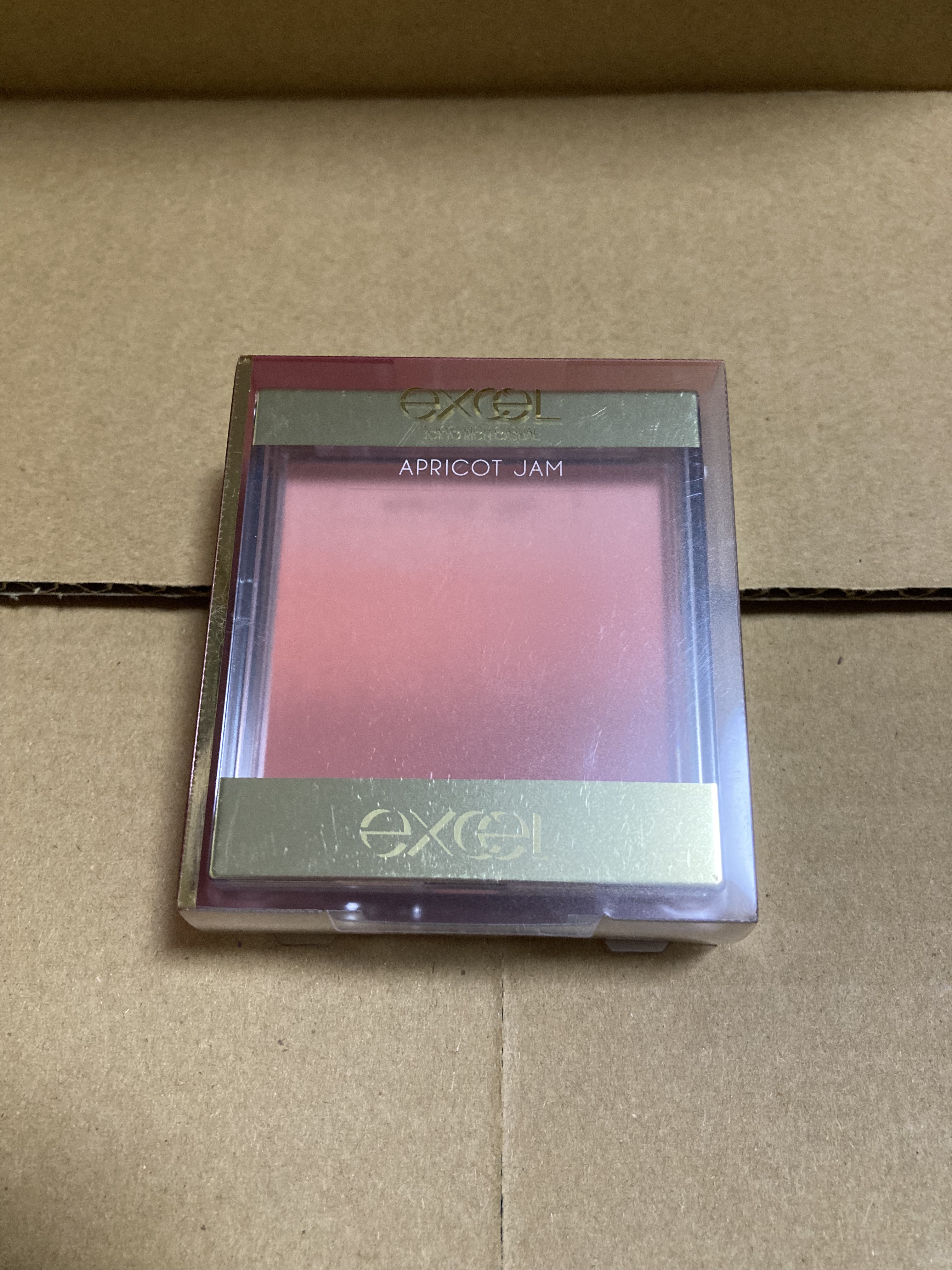 オーラティック ブラッシュ AB02 アプリコットジャム/excel/パウダーチークを使ったクチコミ（1枚目）