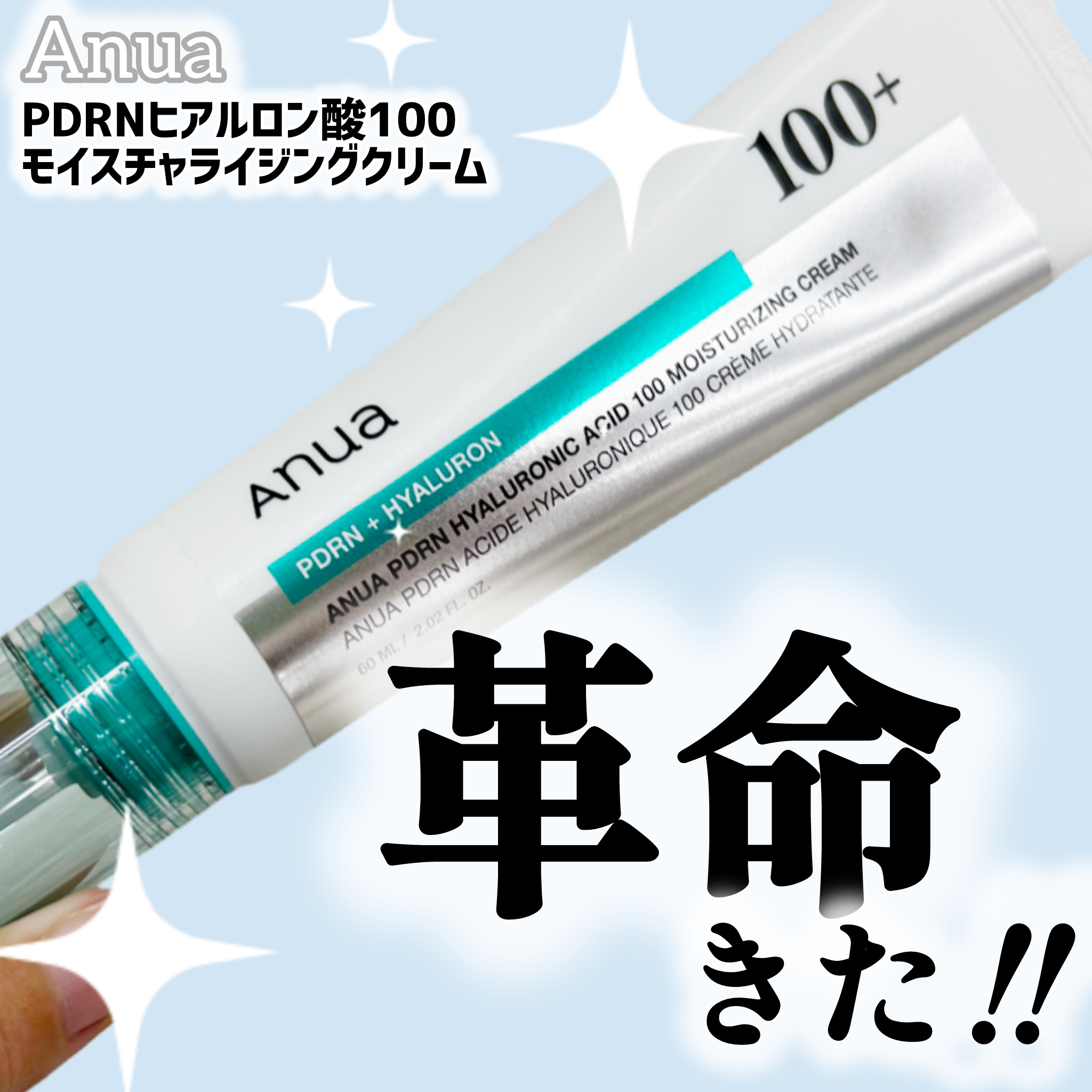 PDRNヒアルロン酸100 モイスチャライジングクリーム/Anua/フェイスクリームを使ったクチコミ（1枚目）