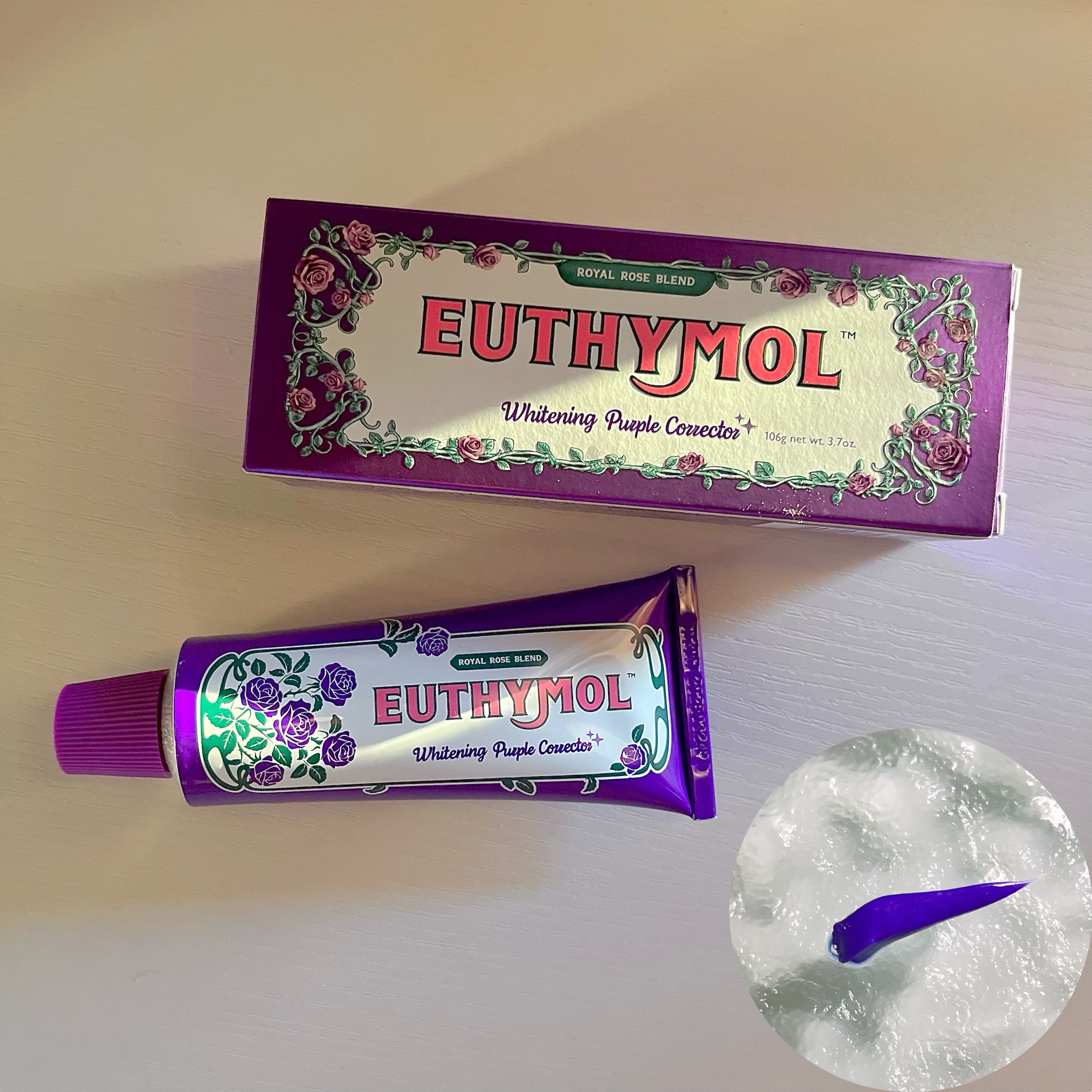 ホワイトニングパープルコレクター歯磨き粉/EUTHYMOL/その他を使ったクチコミ（3枚目）