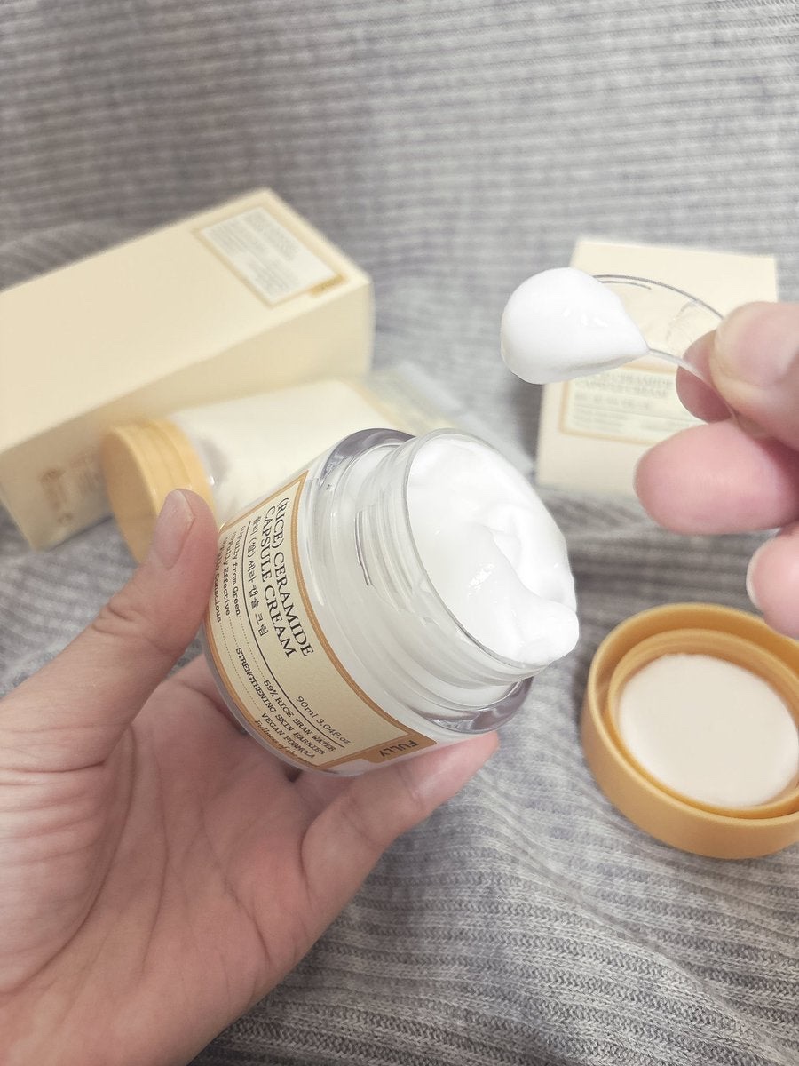 米セラミドカプセルクリーム/FULLY/フェイスクリームを使ったクチコミ（3枚目）