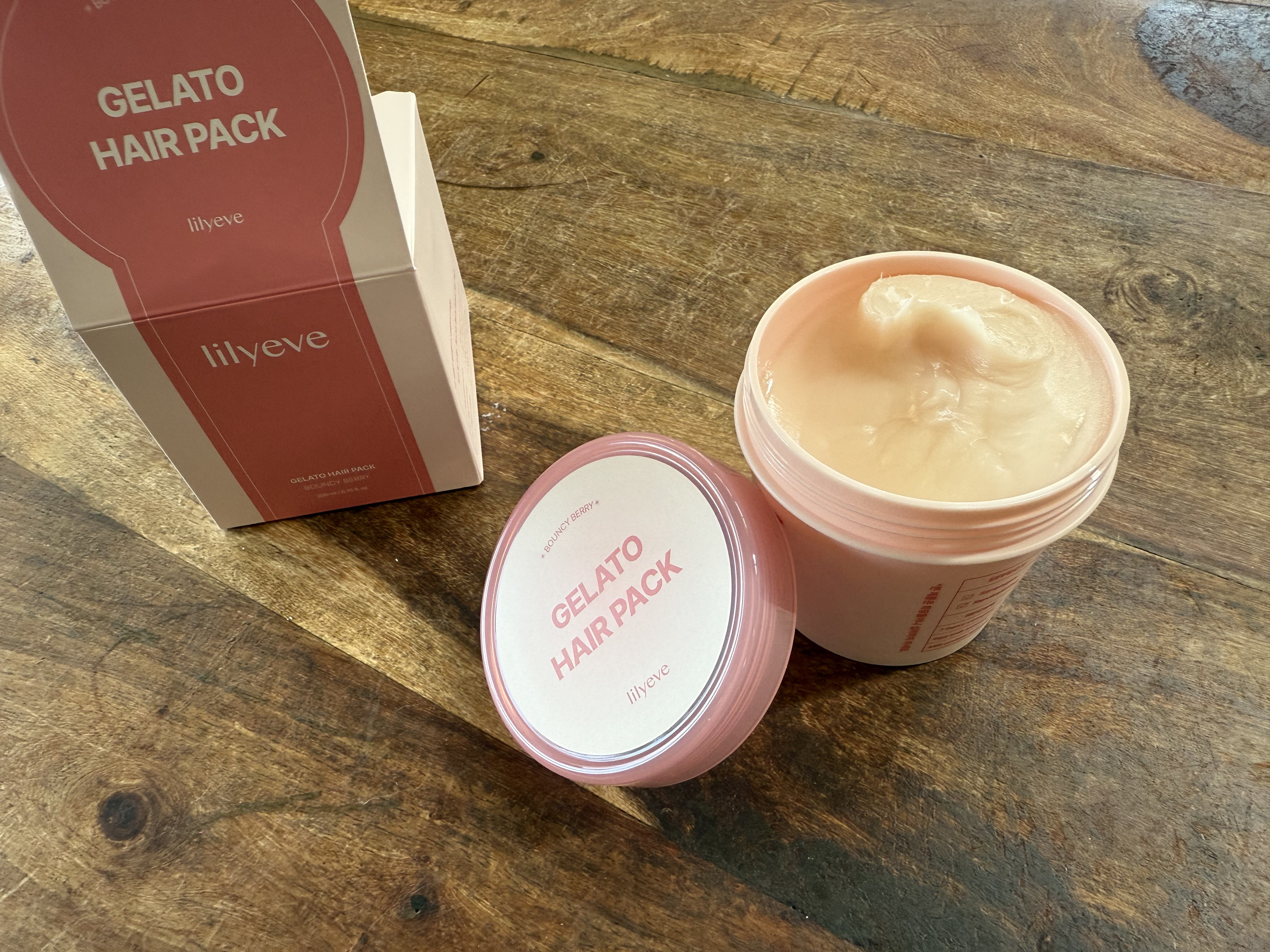 リペアターンジェラートヘアパック バウンシーベリー/リリーイブ/洗い流すヘアトリートメントを使ったクチコミ（3枚目）