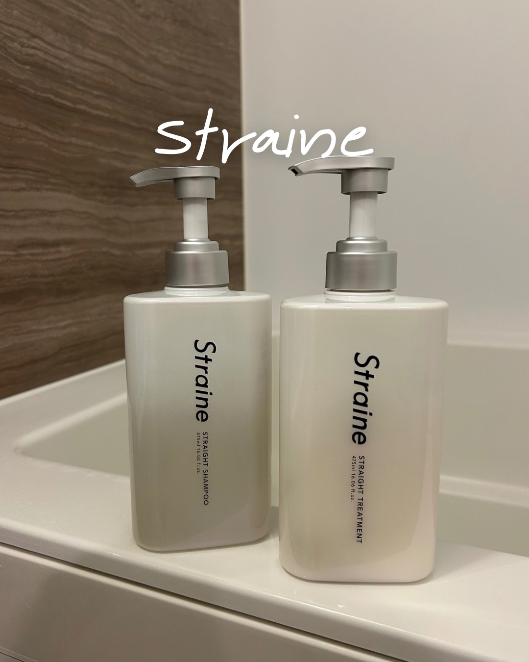 ストレートシャンプー/ストレートトリートメント ホワイトブロッサムの香り/Straine/市販シャンプーを使ったクチコミ（1枚目）