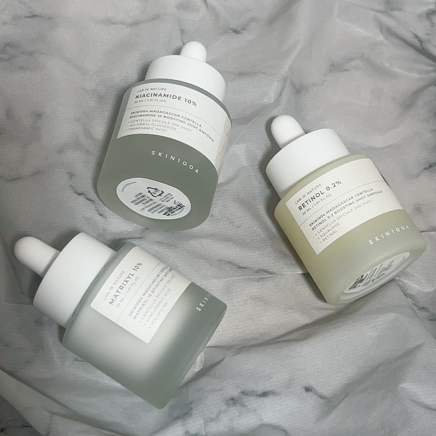 レチノール 0.2 ブースティングショット アンプル/SKIN1004/美容液を使ったクチコミ(5枚目)