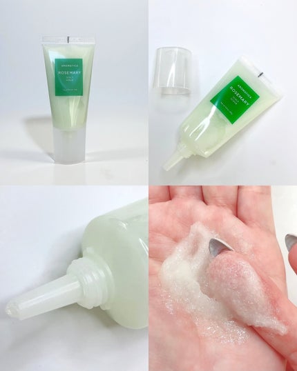 ローズマリー スカルプ スクラブ/AROMATICA/ヘッドスクラブを使ったクチコミ(4枚目)